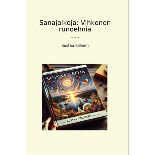 Book cover Sanajalkoja: Vihkonen runoelmia