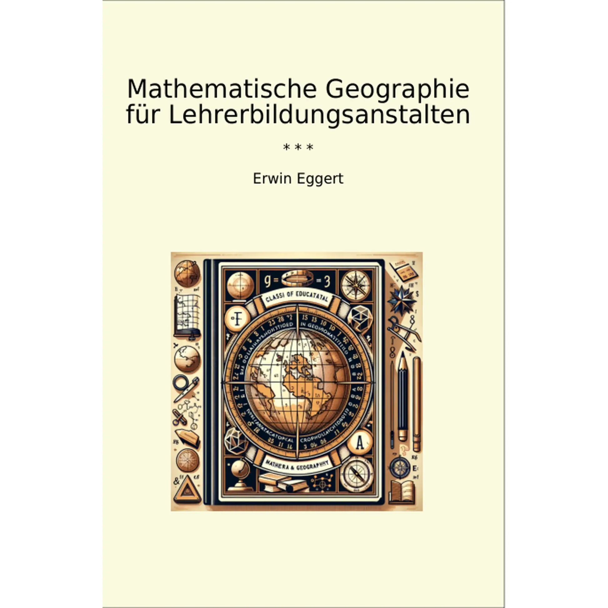 Book cover Mathematische Geographie für Lehrerbildungsanstalten