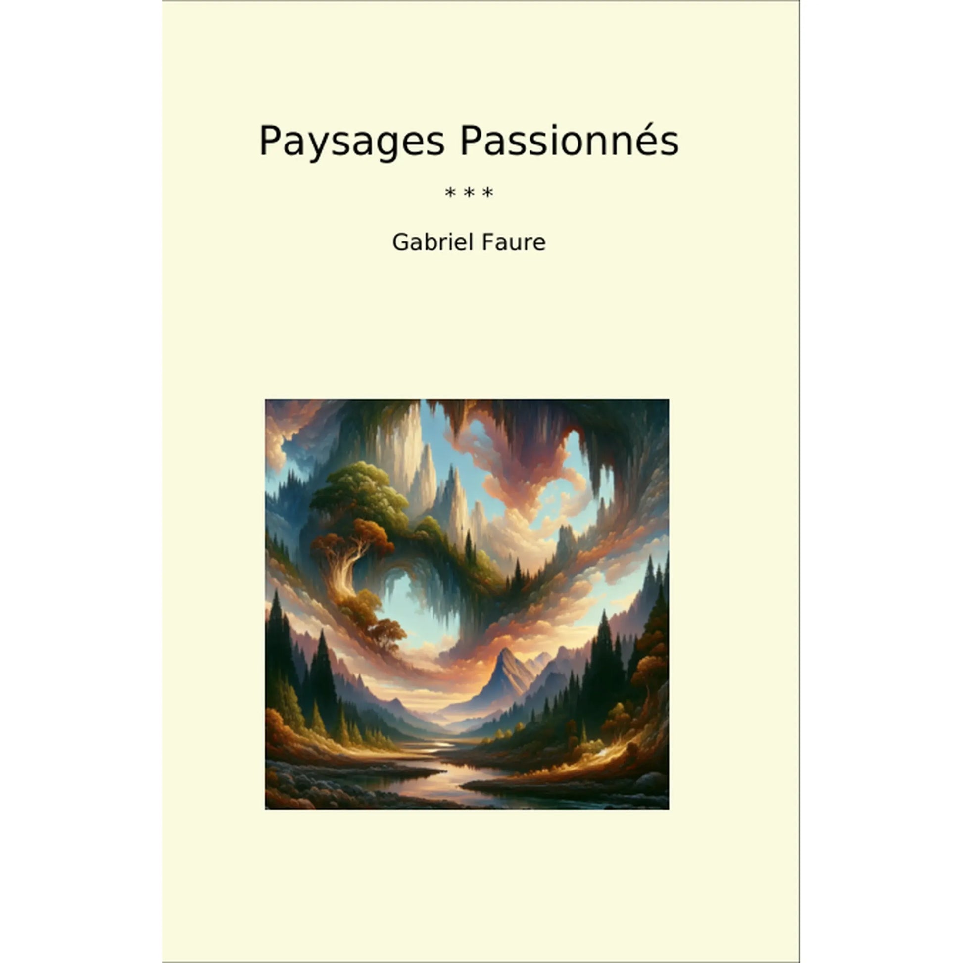 Book cover Paysages Passionnés