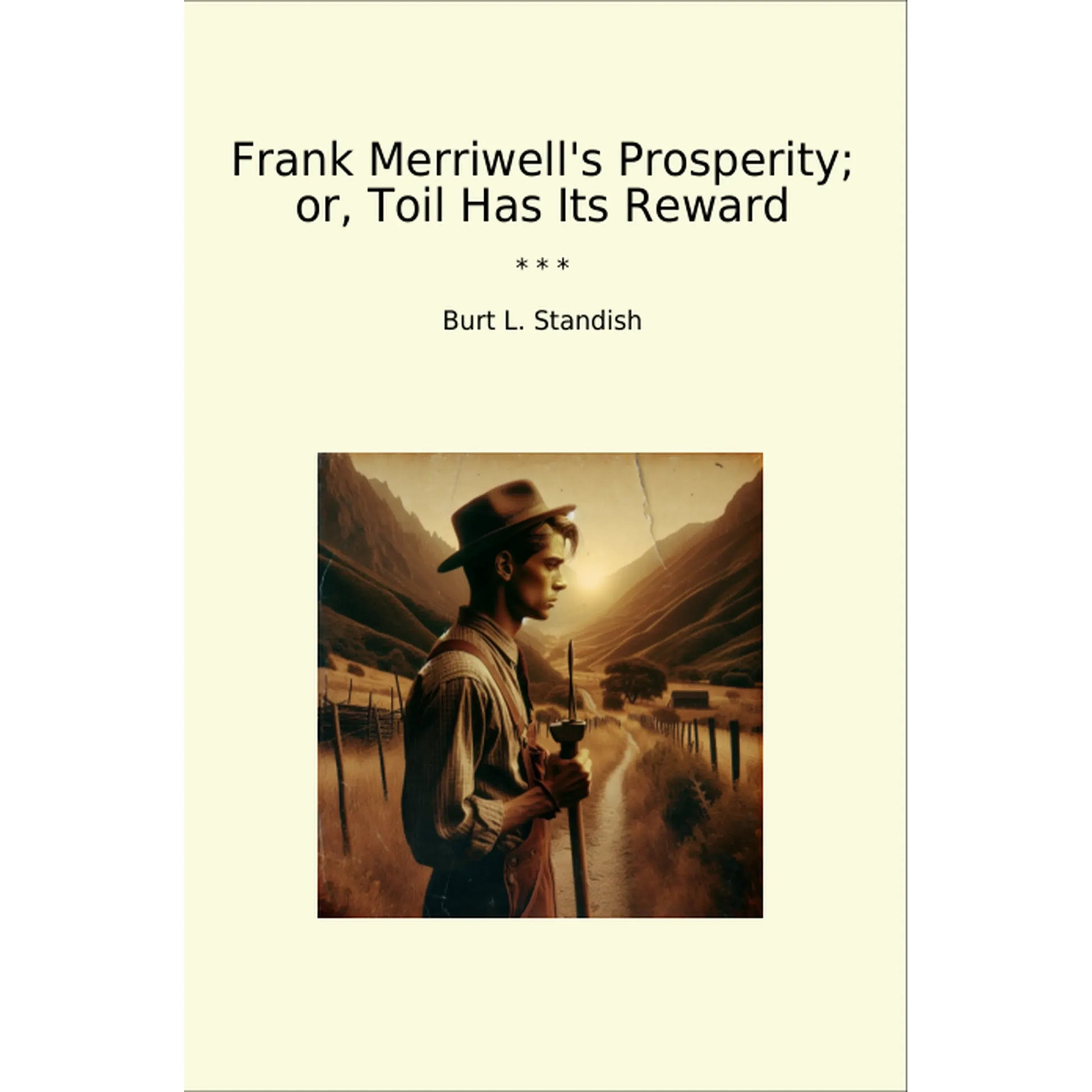 Book cover Frank Merriwell's Prosperity; or, Toil Has Its Reward
