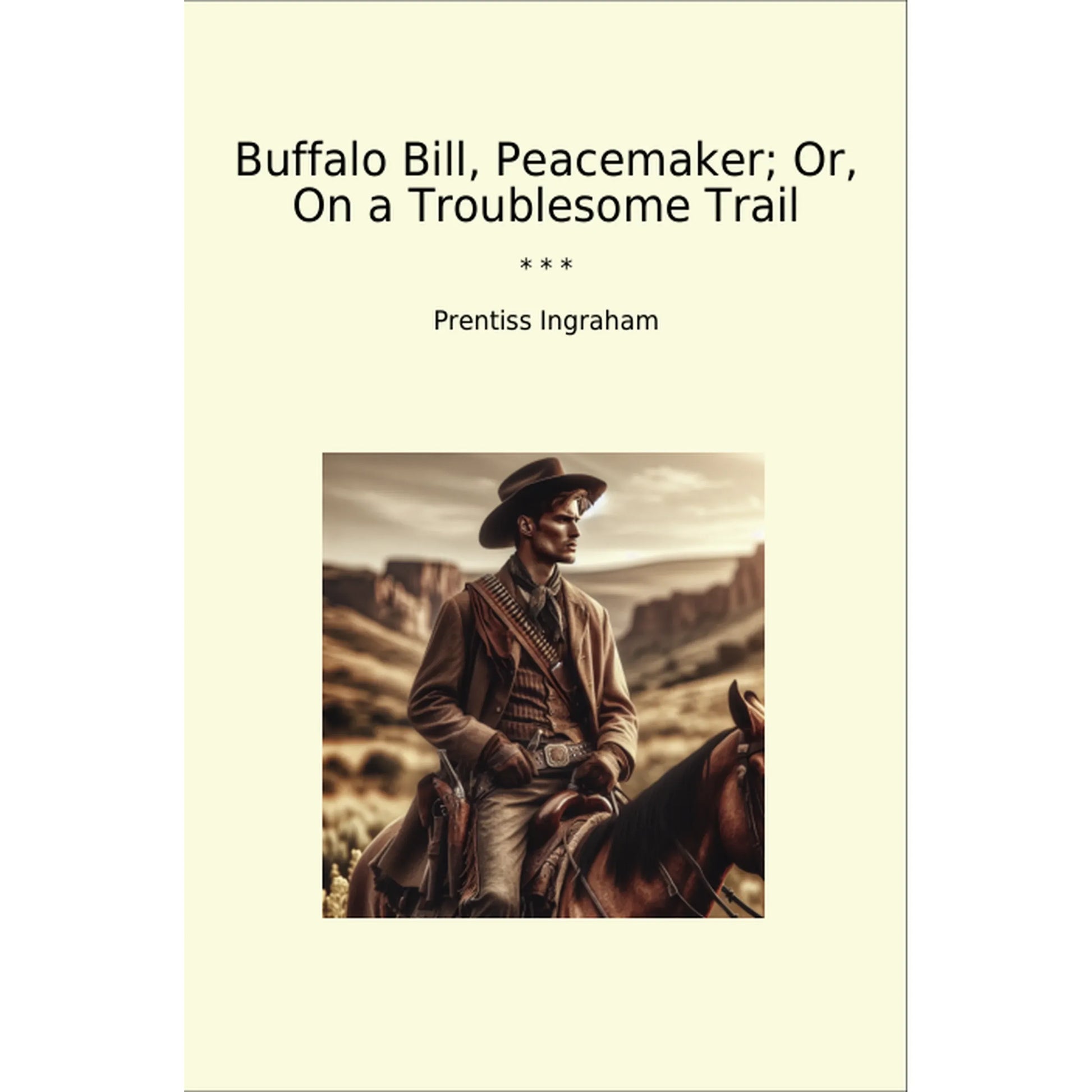 Book cover Buffalo Bill, Peacemaker; Or, On a Troublesome Trail