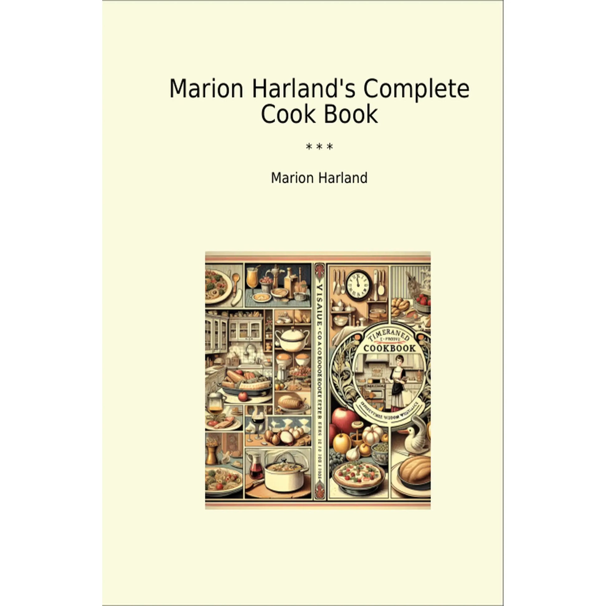 Book cover Marion Harland's Complete Cook Book