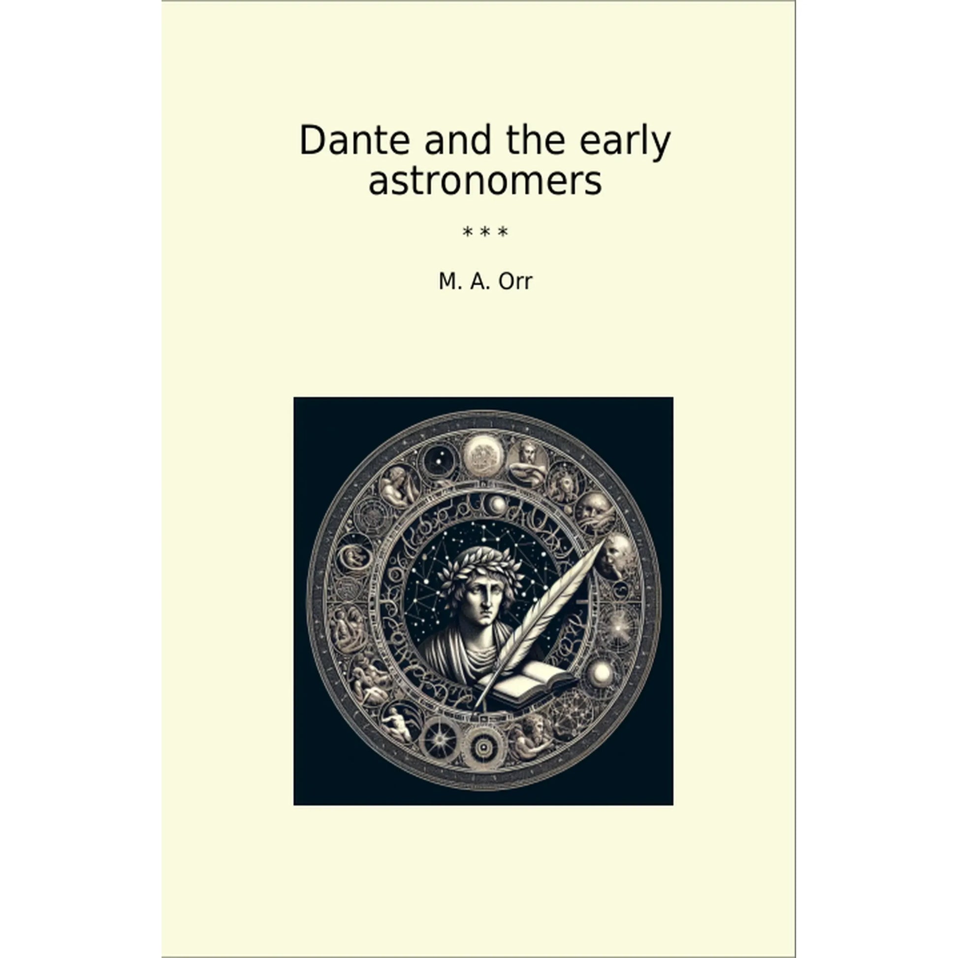 Book cover Dante and the early astronomers