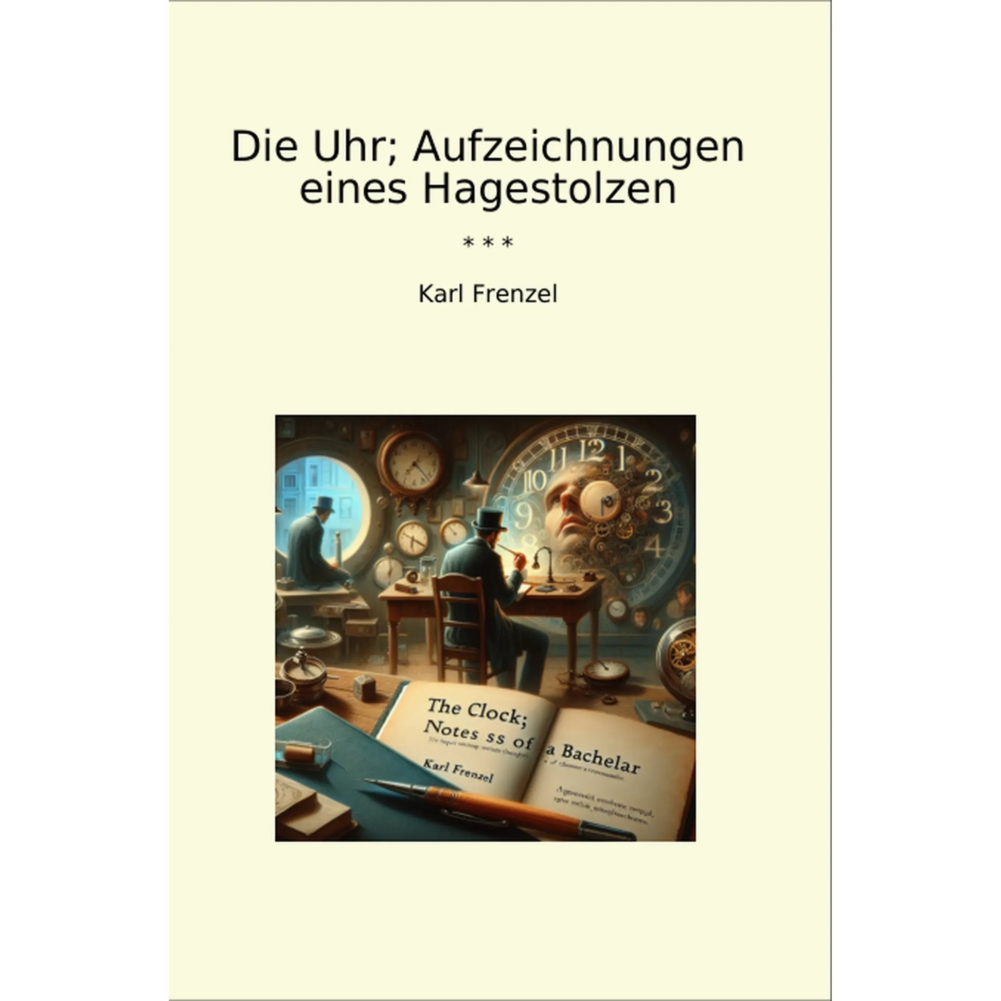Book cover Die Uhr; Aufzeichnungen eines Hagestolzen