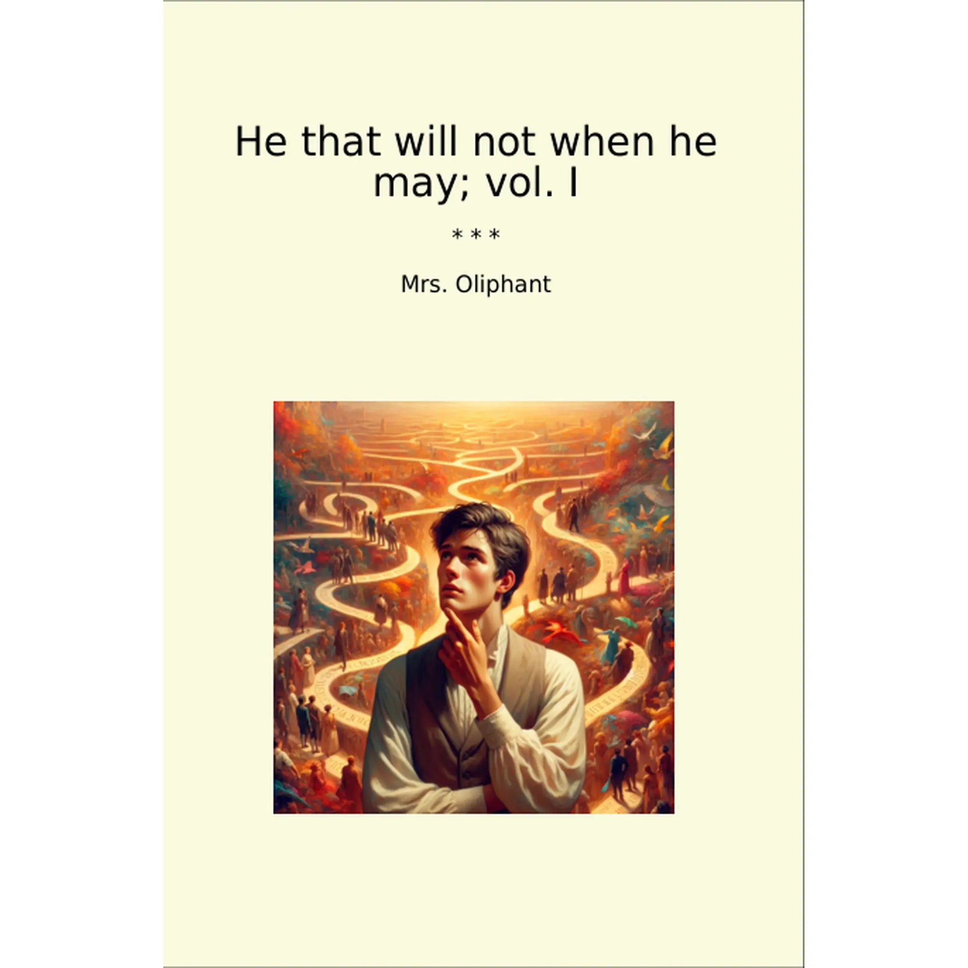 Book cover He that will not when he may; vol. I