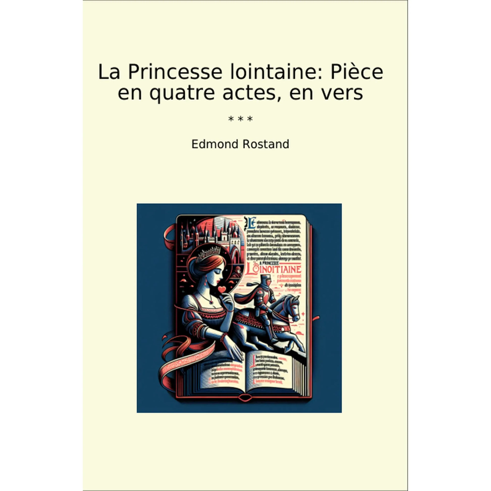 Book cover La Princesse lointaine: Pièce en quatre actes, en vers