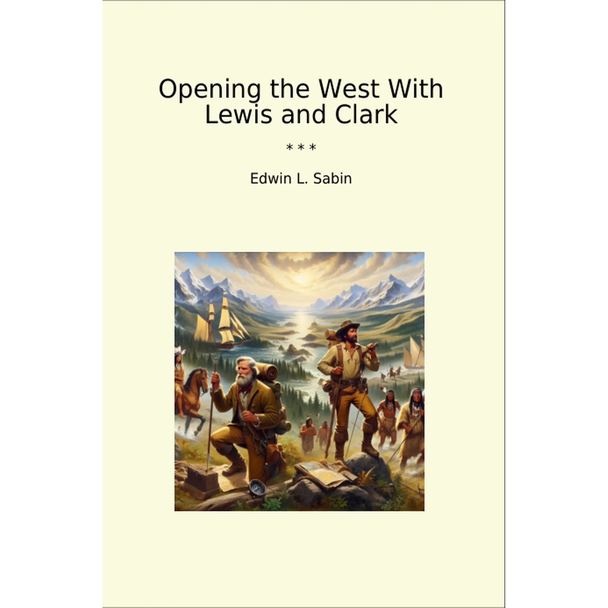 Book cover Opening the West With Lewis and Clark