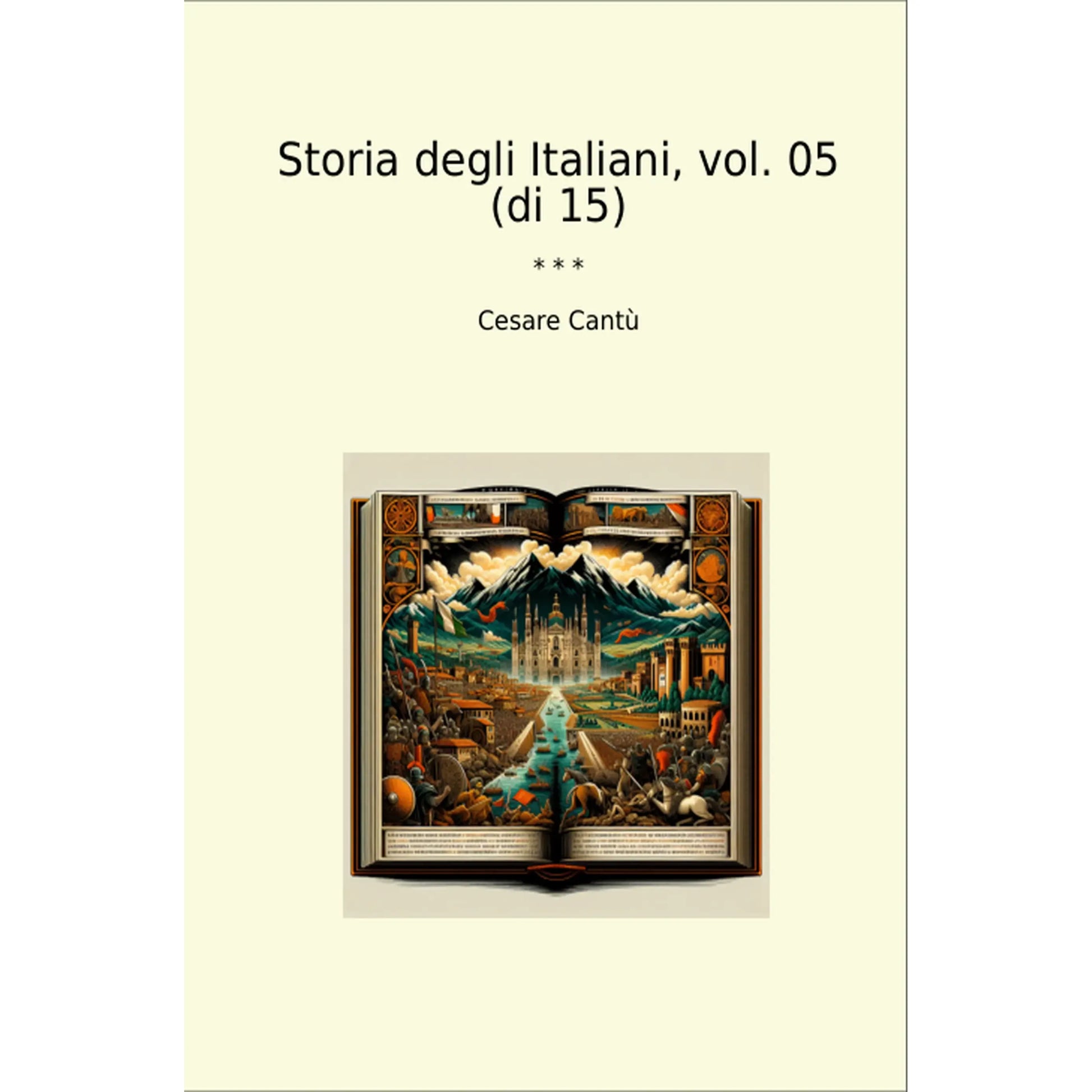 Book cover Storia degli Italiani, vol. 05 (di 15)