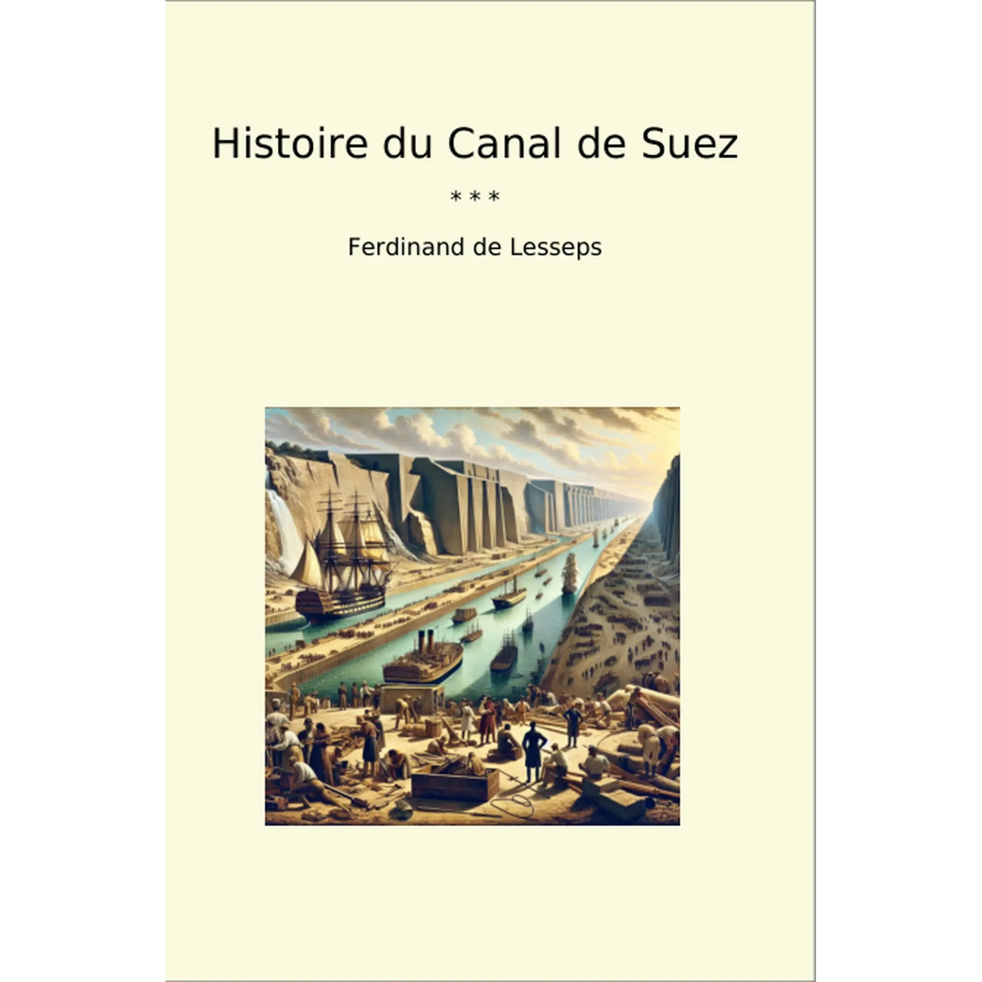 Book cover Histoire du Canal de Suez