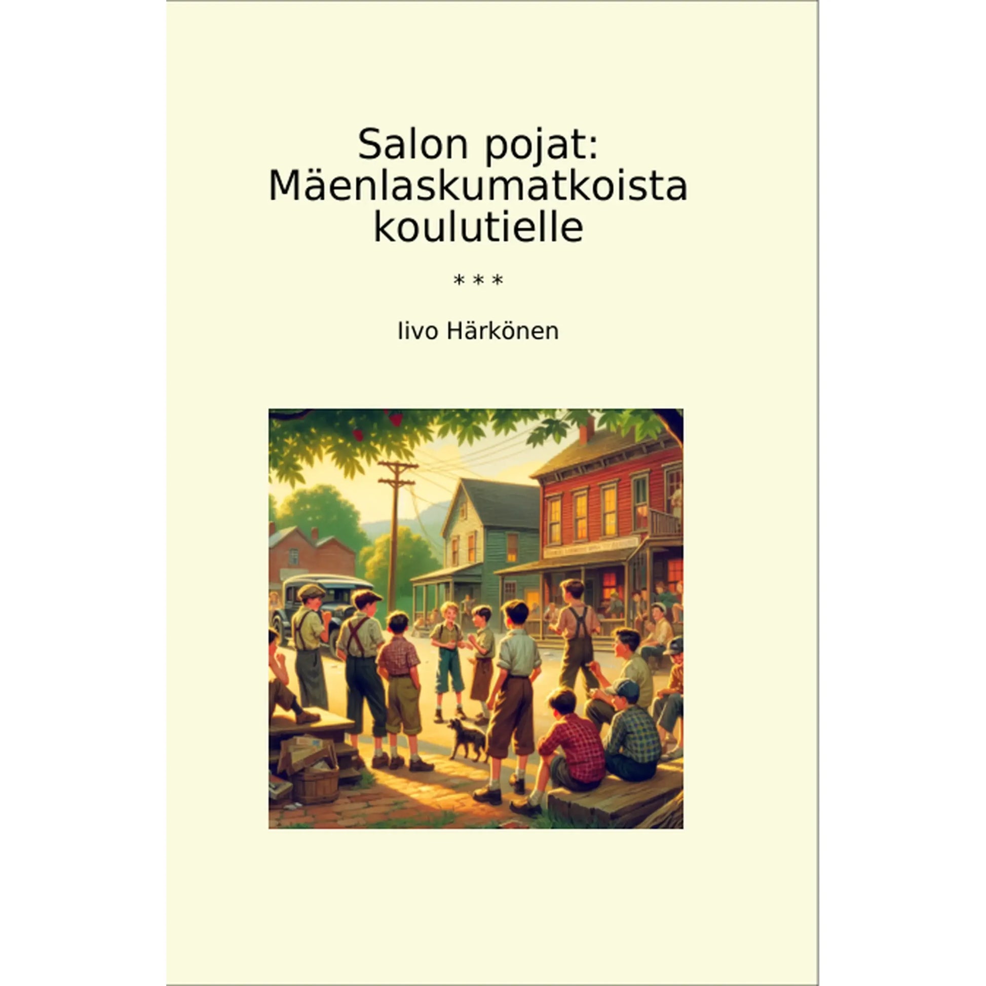 Book cover Salon pojat: Mäenlaskumatkoista koulutielle