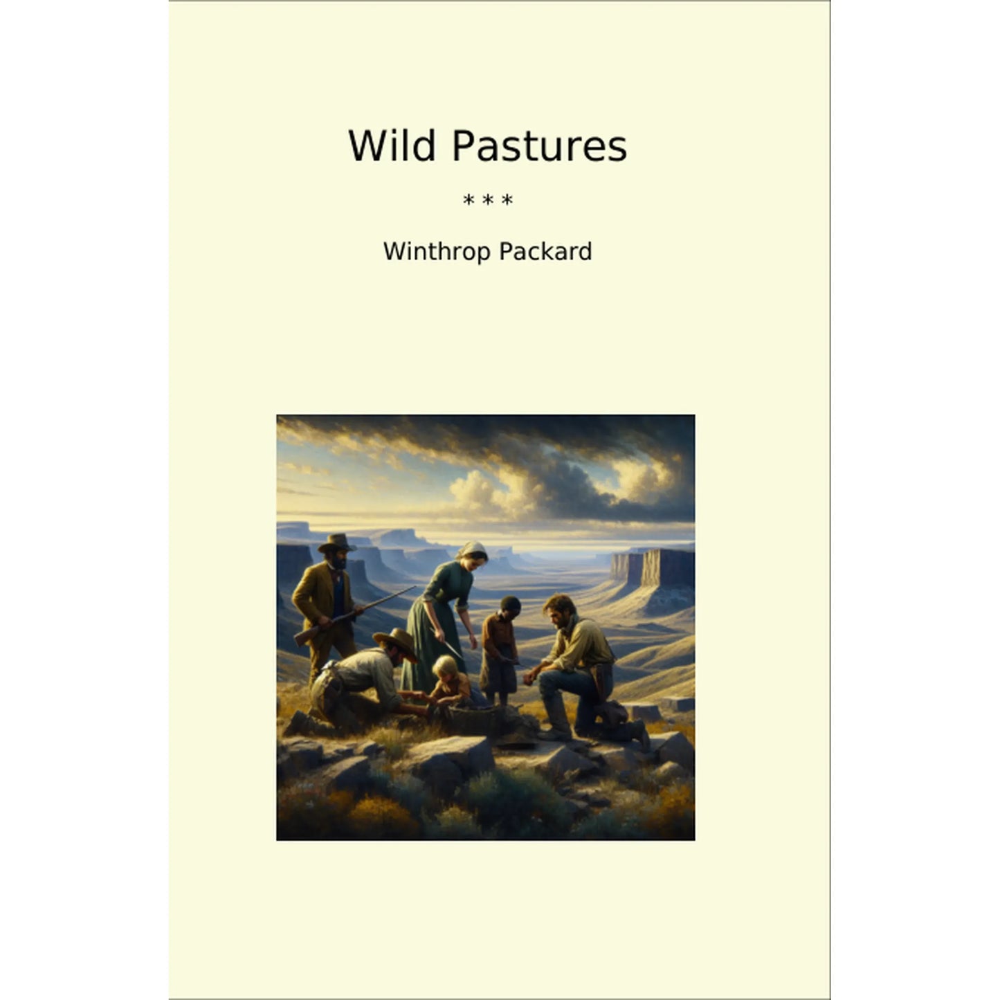 Book cover Wild Pastures