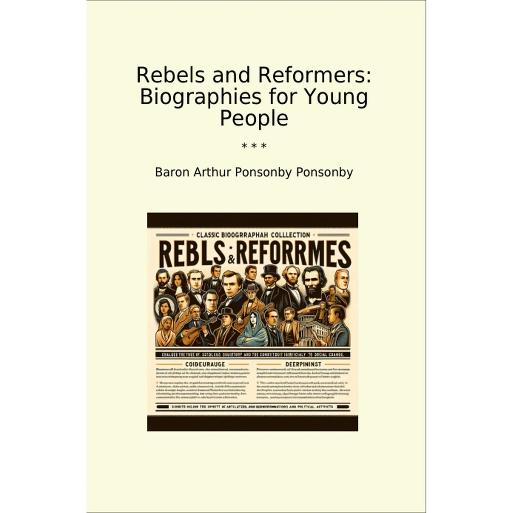 Book cover Rebels and Reformers: Biographies for Young People