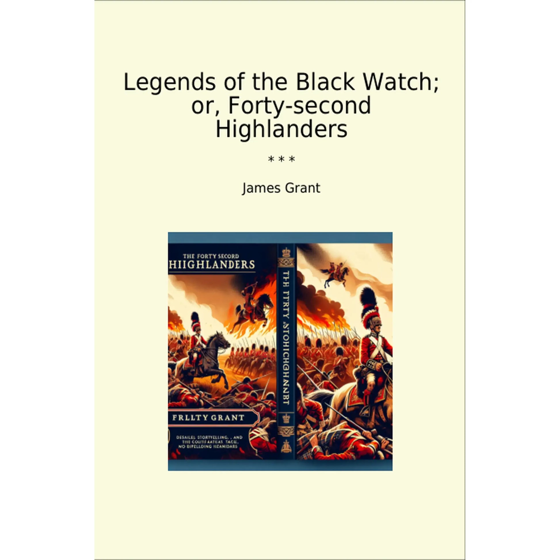 Book cover Legends of the Black Watch; or, Forty-second Highlanders