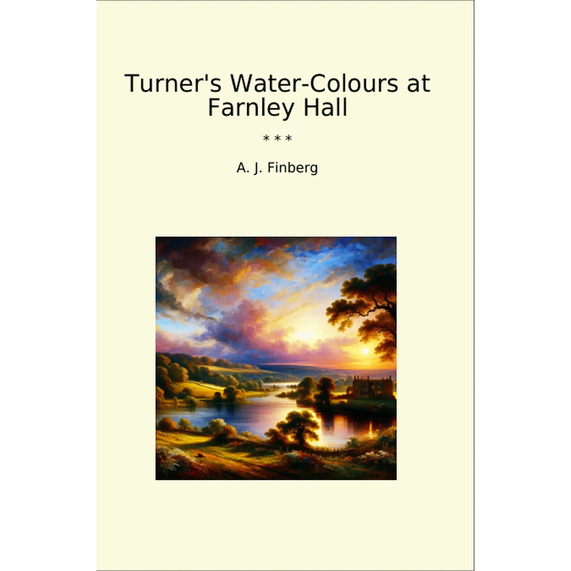 Book cover Turner's Water-Colours at Farnley Hall