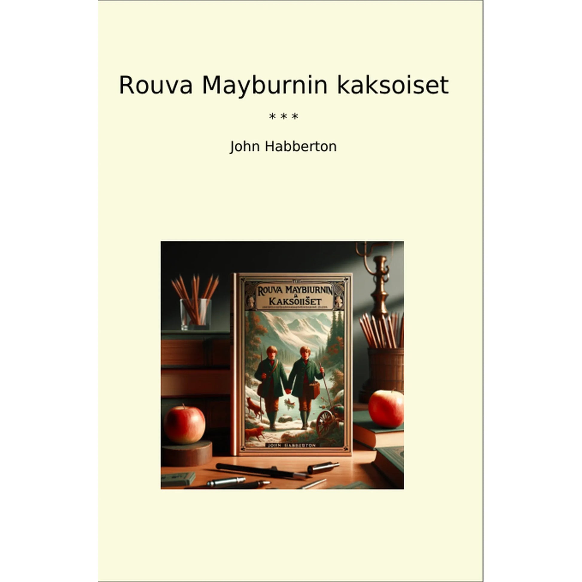 Book cover Rouva Mayburnin kaksoiset