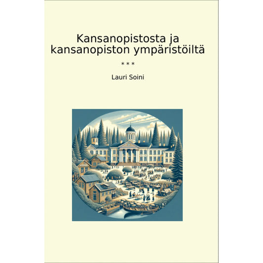 Book cover Kansanopistosta ja kansanopiston ympäristöiltä