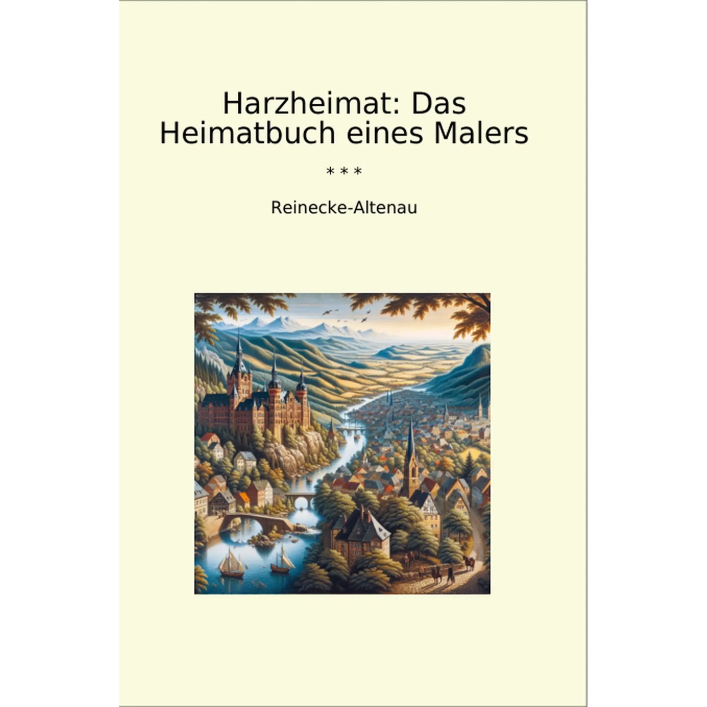 Book cover Harzheimat: Das Heimatbuch eines Malers