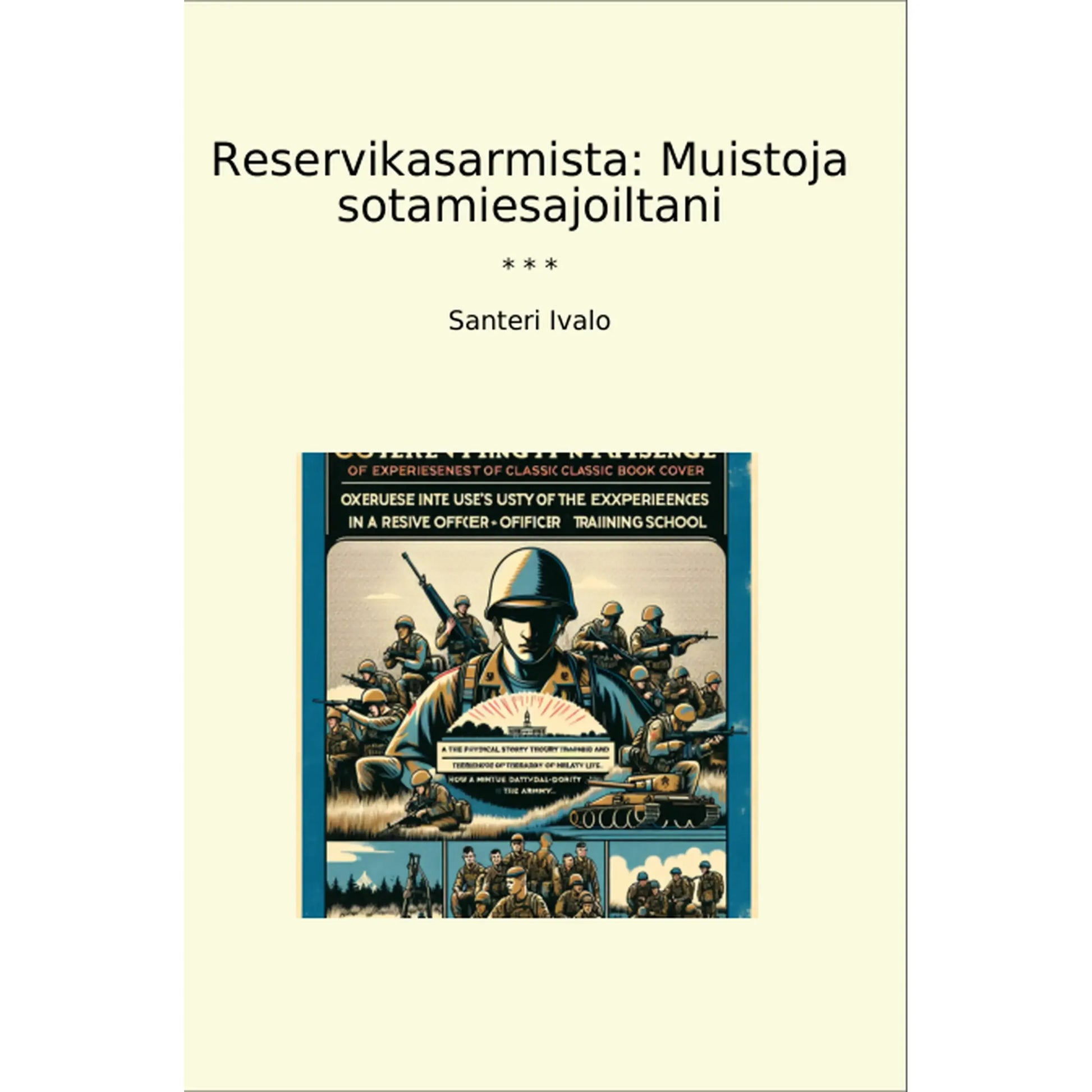 Book cover Reservikasarmista: Muistoja sotamiesajoiltani