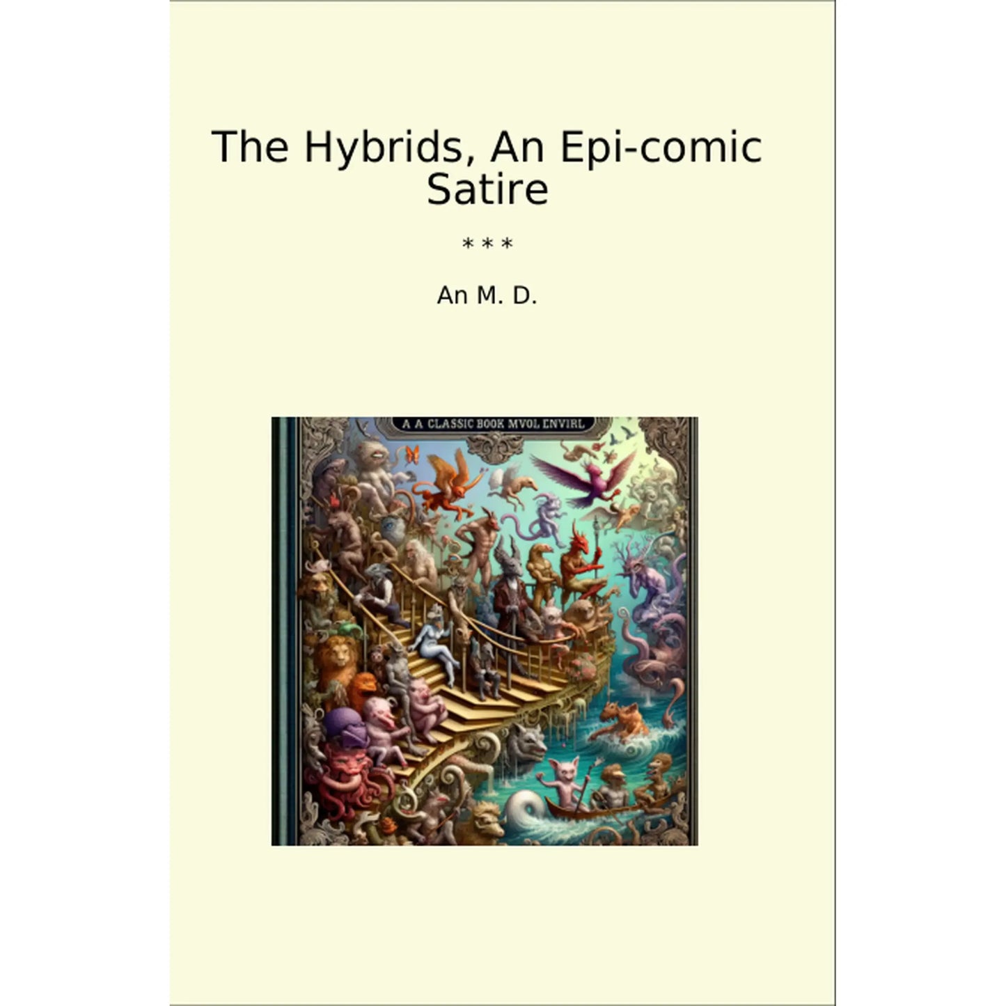 Book cover The Hybrids, An Epi-comic Satire
