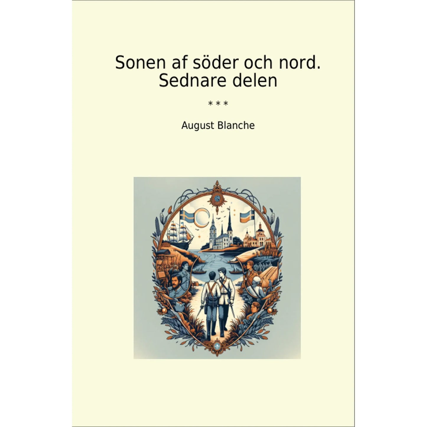 Book cover Sonen af söder och nord. Sednare delen