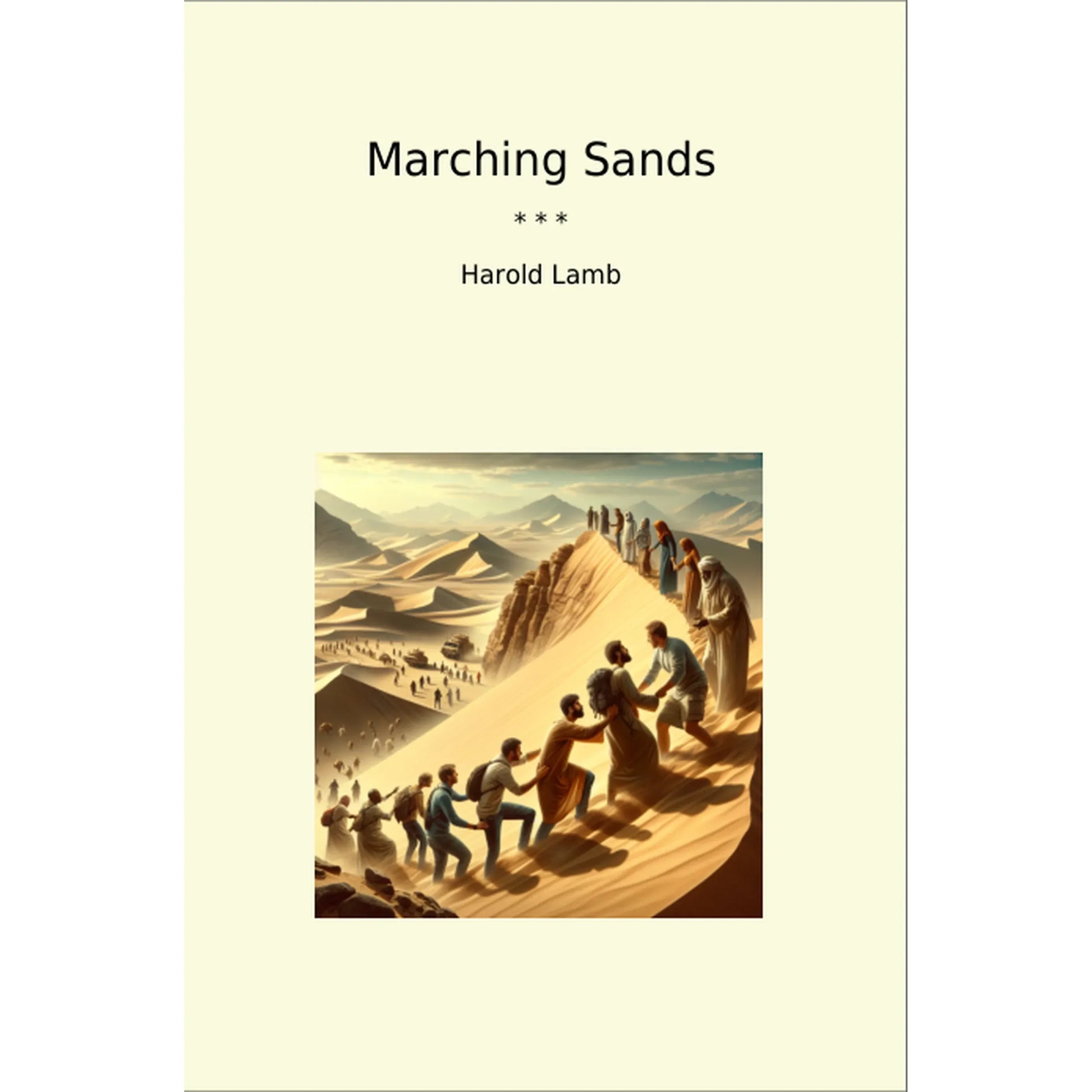 Book cover Marching Sands