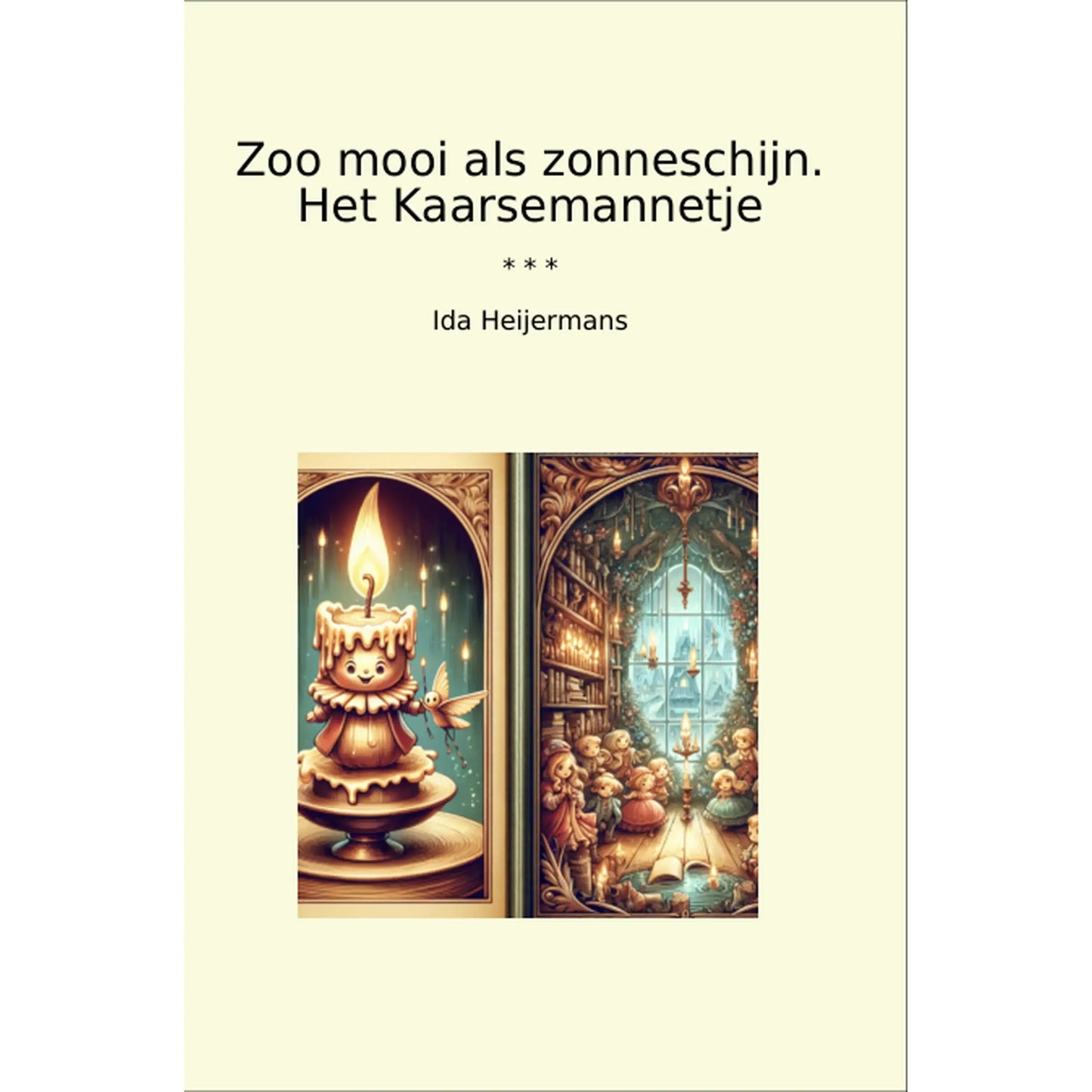 Book cover Zoo mooi als zonneschijn. Het Kaarsemannetje
