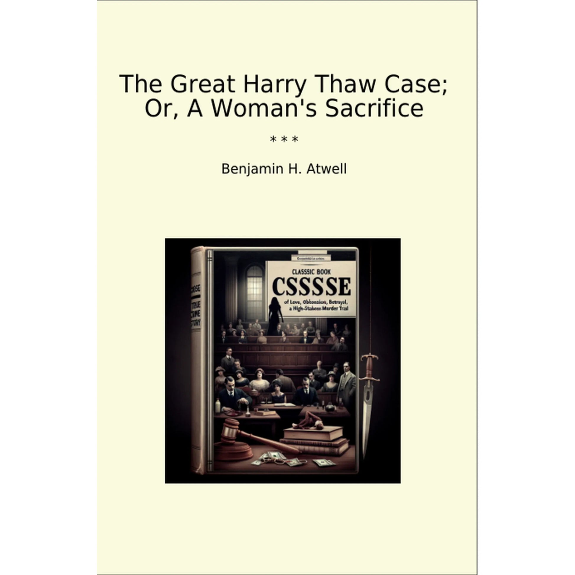 Book cover The Great Harry Thaw Case; Or, A Woman's Sacrifice