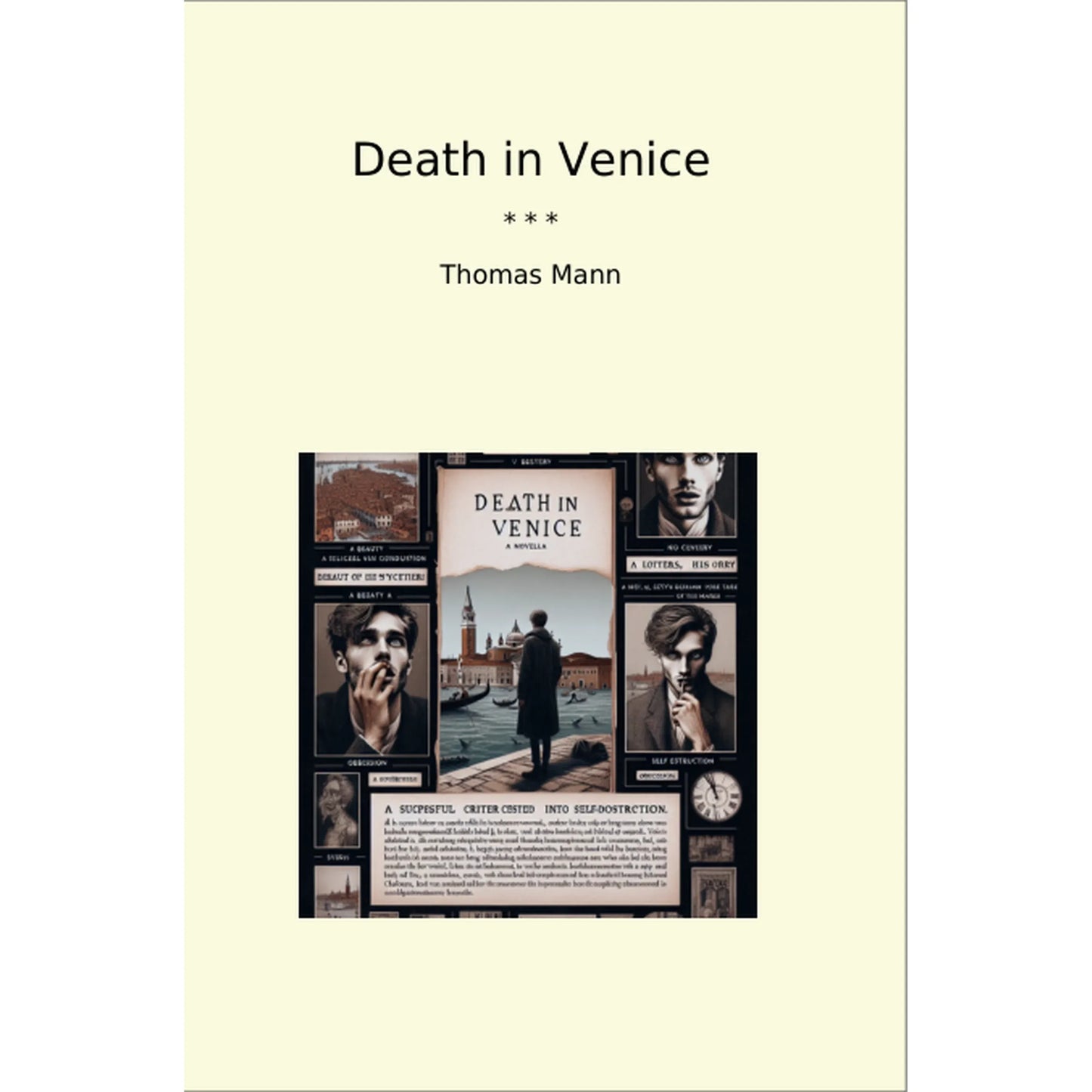 Book cover Death in Venice