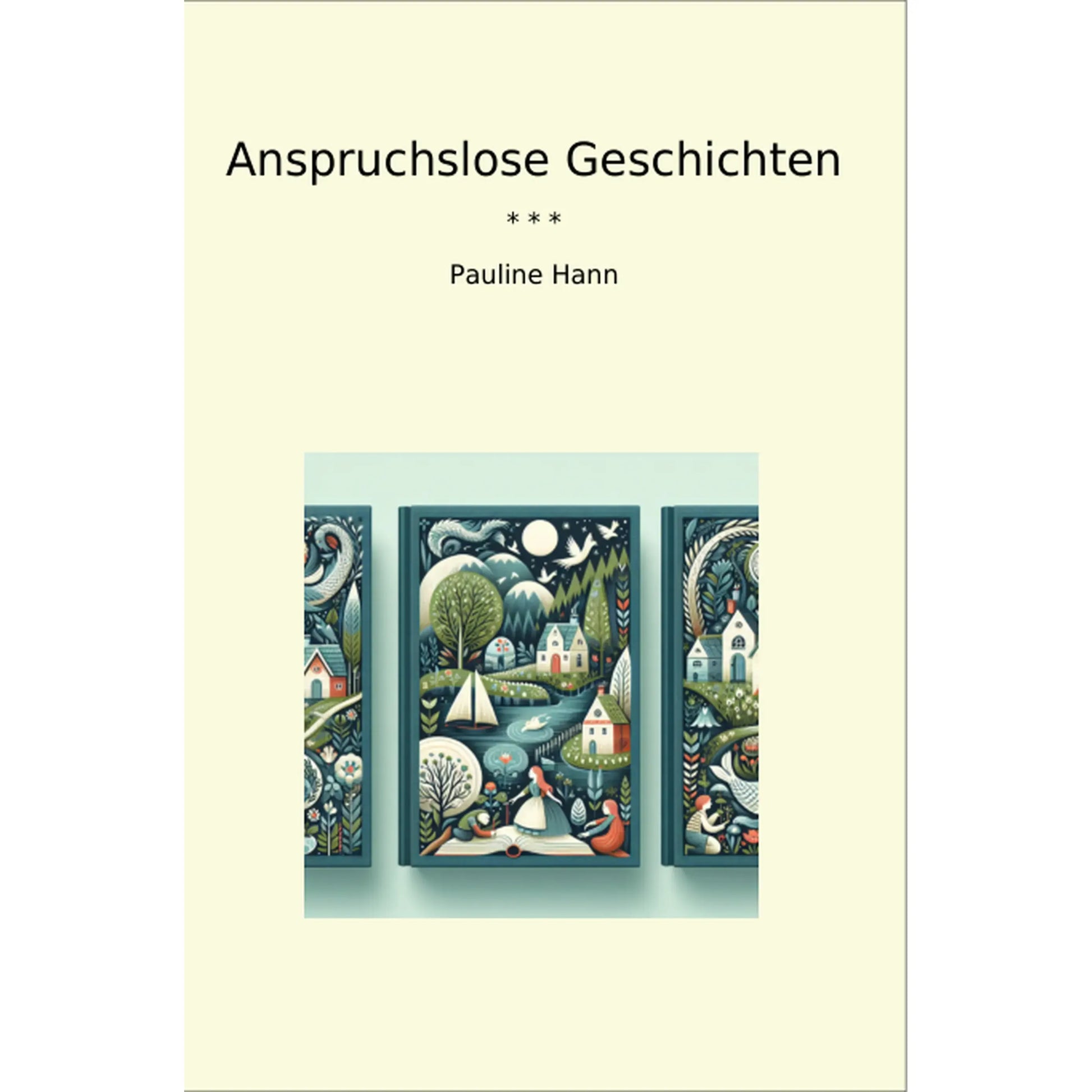 Book cover Anspruchslose Geschichten