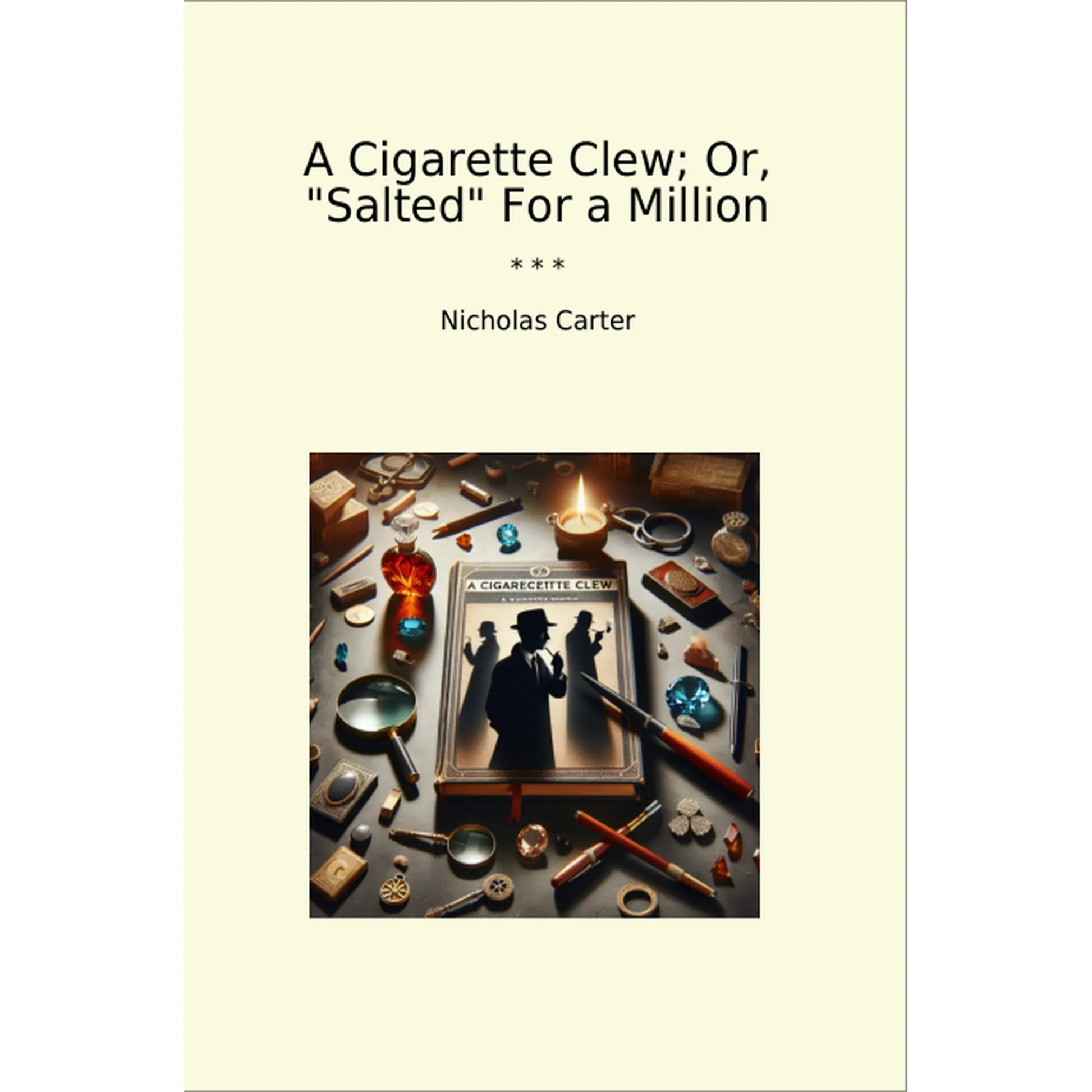 Book cover A Cigarette Clew; Or, "Salted" For a Million