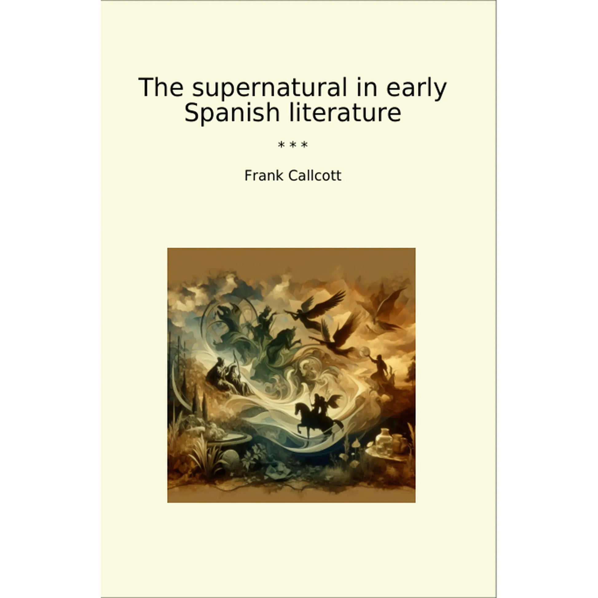 Book cover The supernatural in early Spanish literature