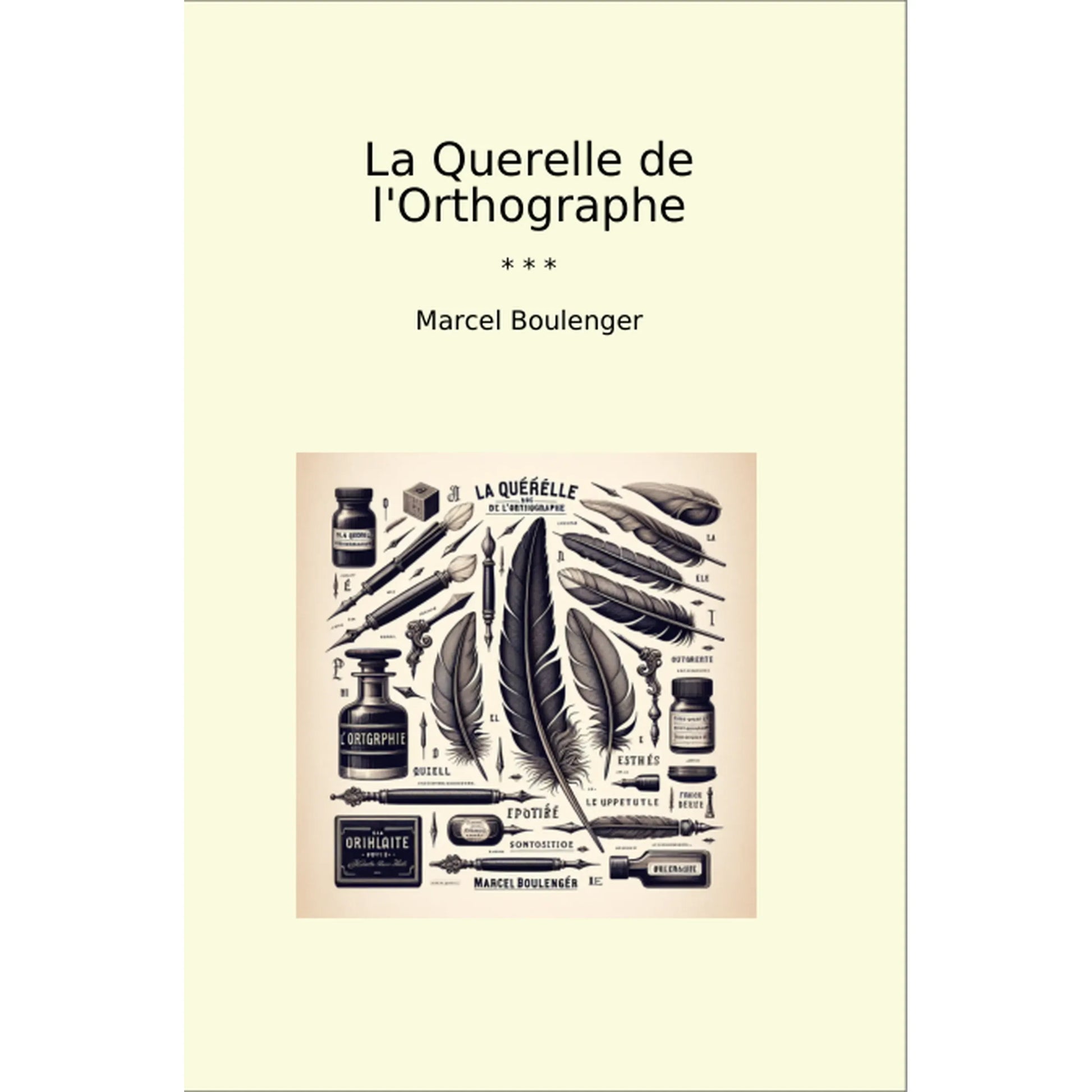 Book cover La Querelle de l'Orthographe