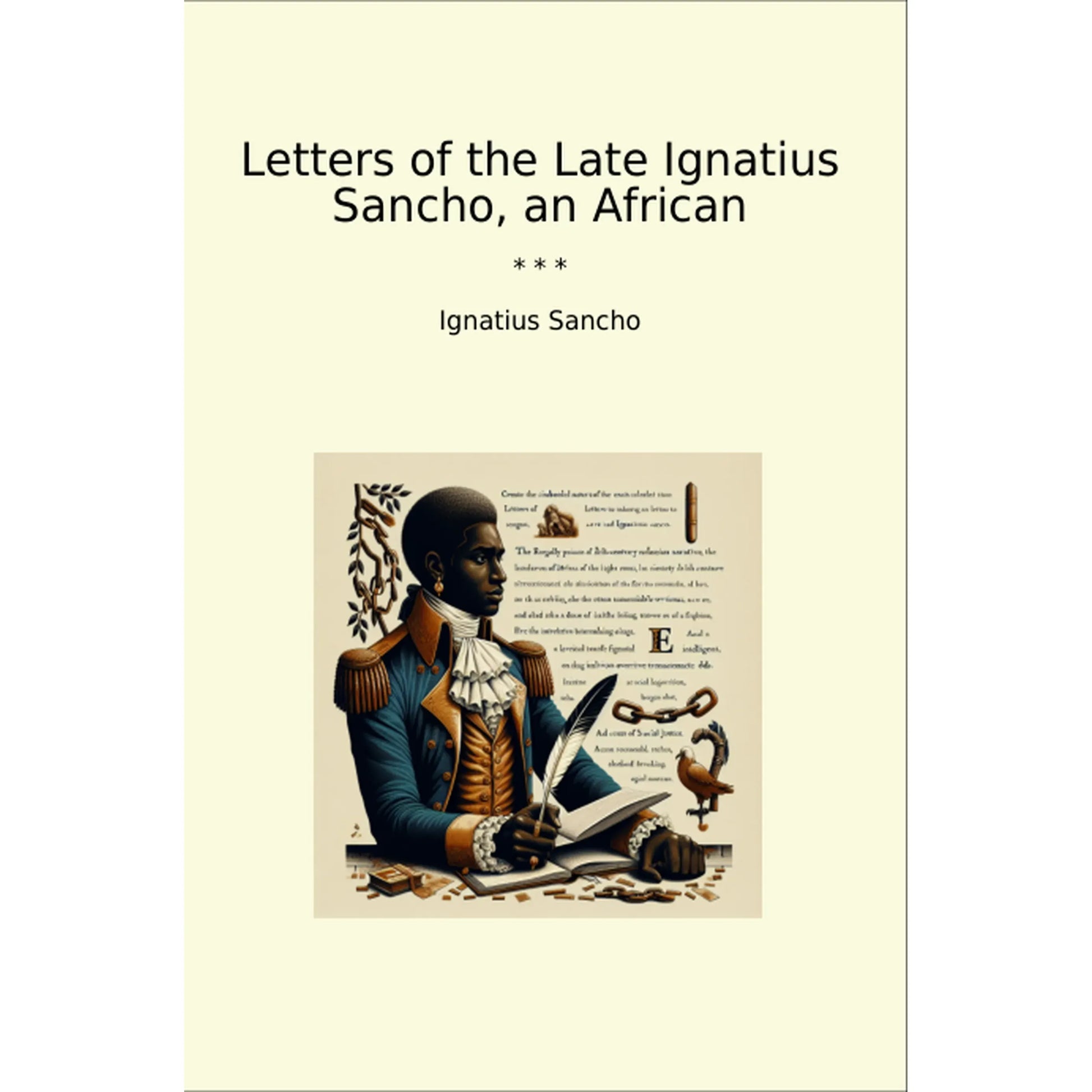 Book cover Letters of the Late Ignatius Sancho, an African