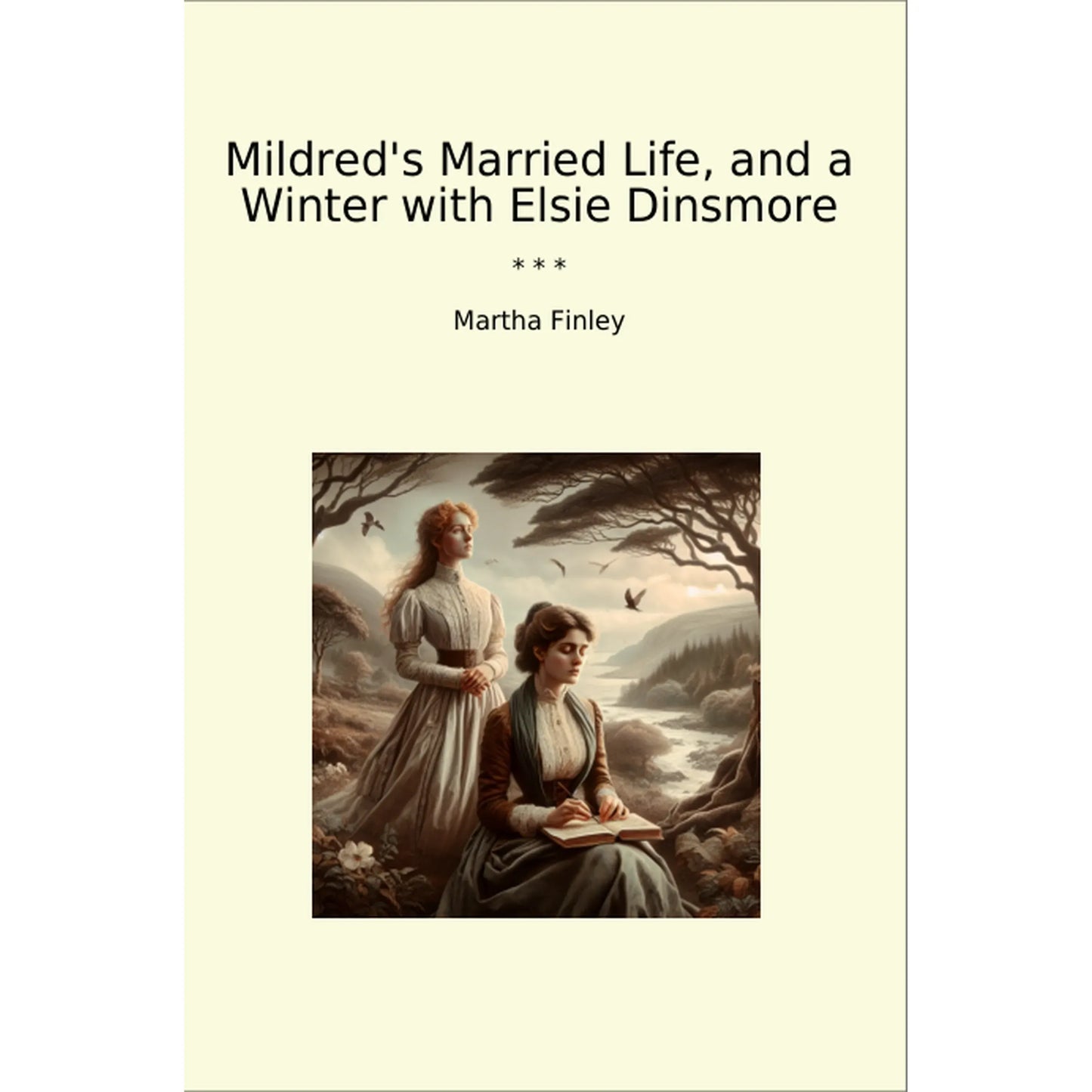 Book cover Mildred's Married Life, and a Winter with Elsie Dinsmore