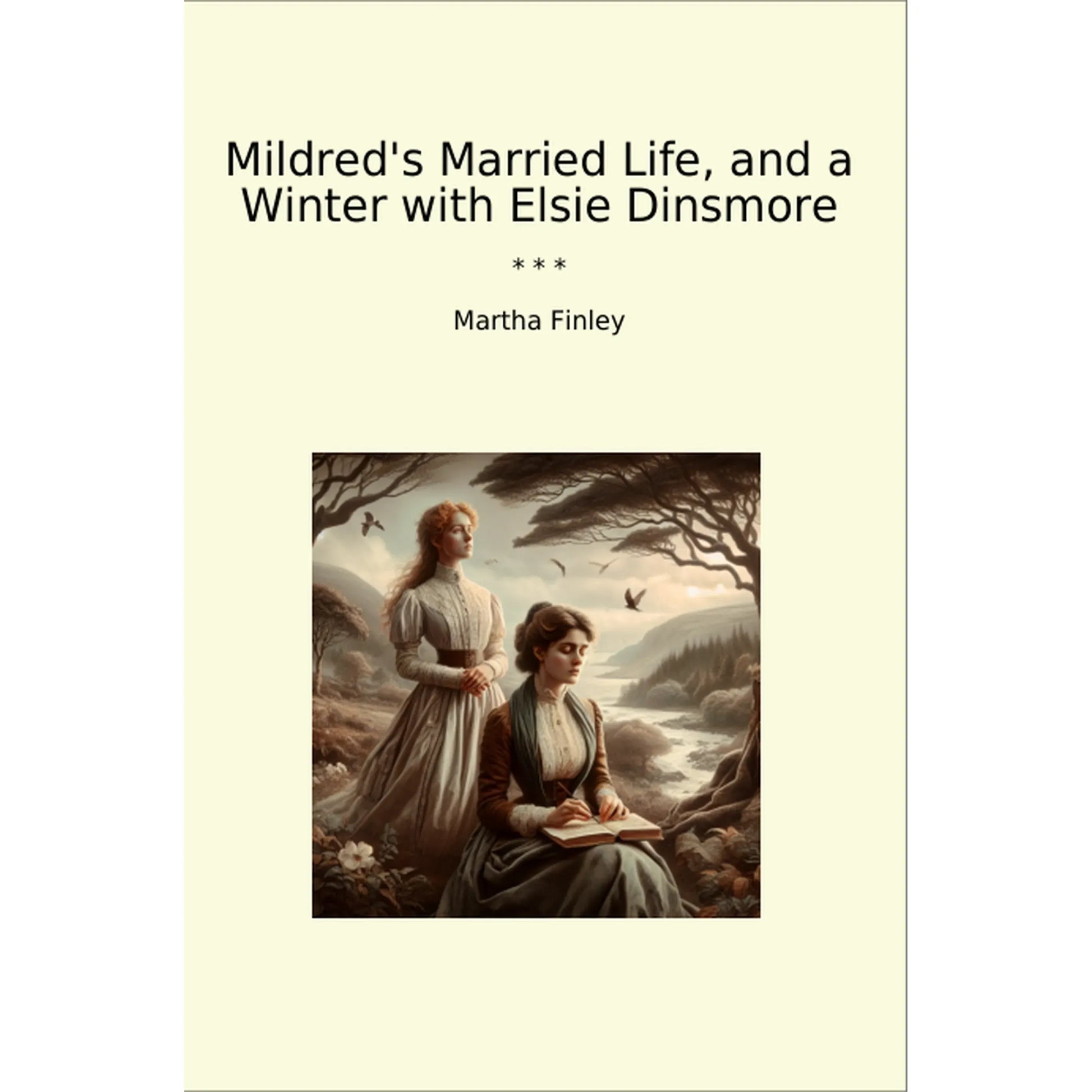Book cover Mildred's Married Life, and a Winter with Elsie Dinsmore
