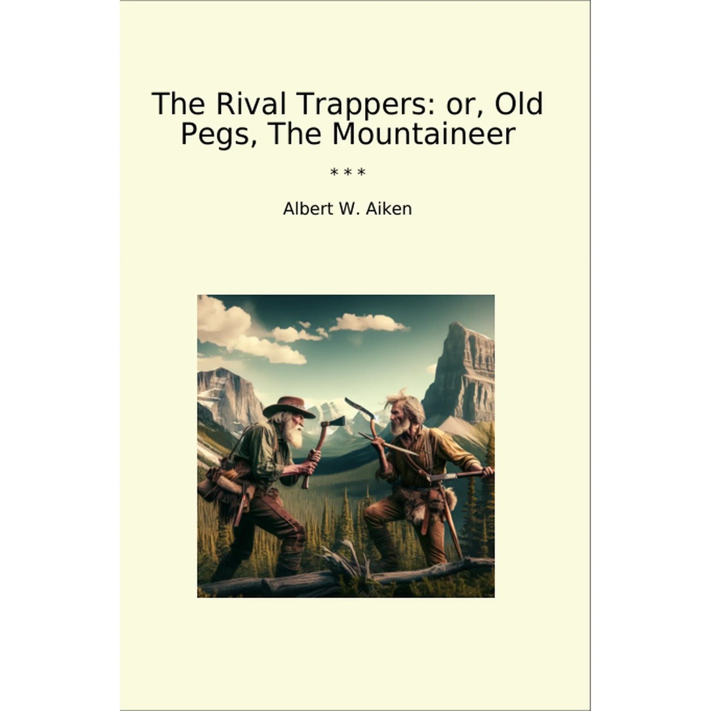 Book cover The Rival Trappers: or, Old Pegs, The Mountaineer
