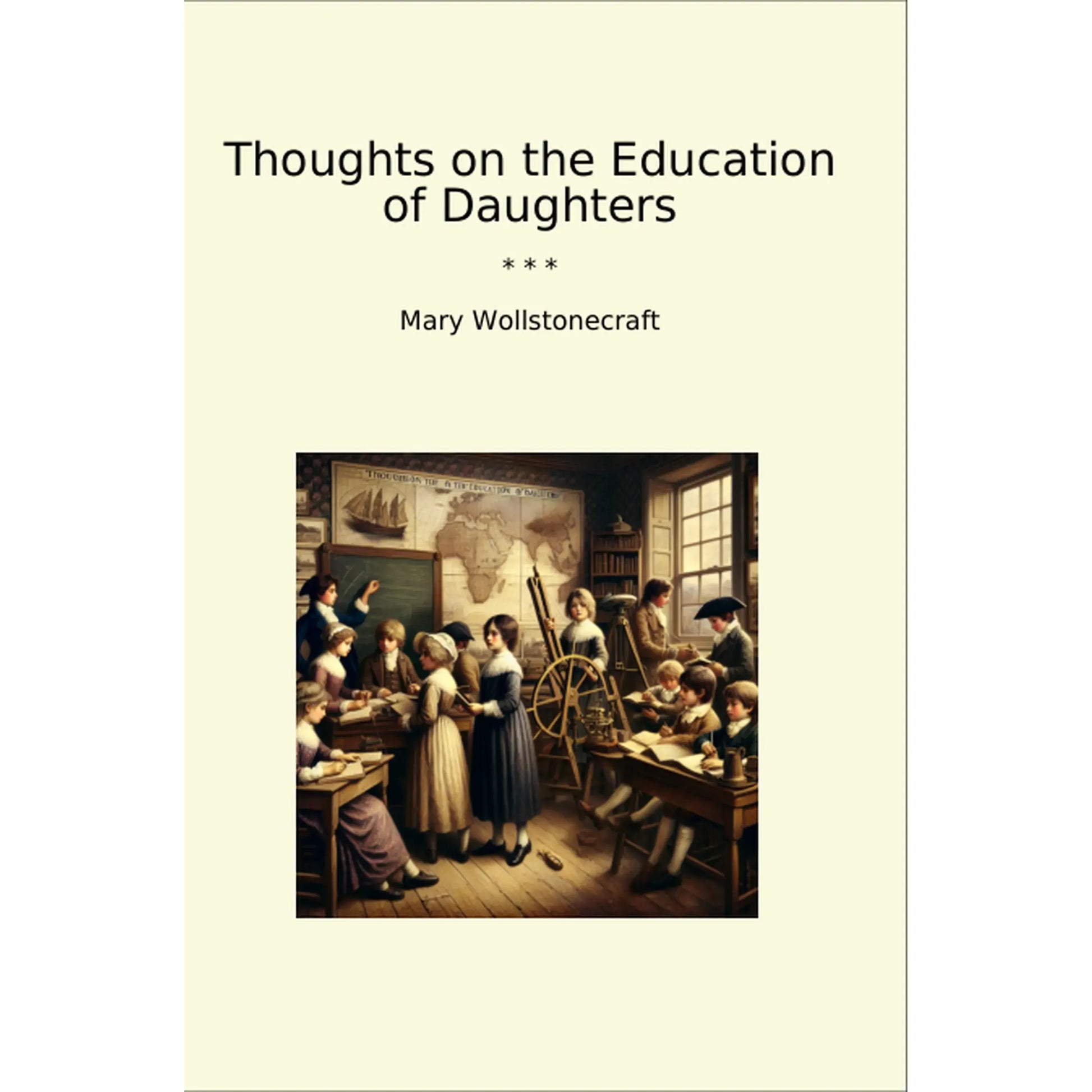 Book cover Thoughts on the Education of Daughters