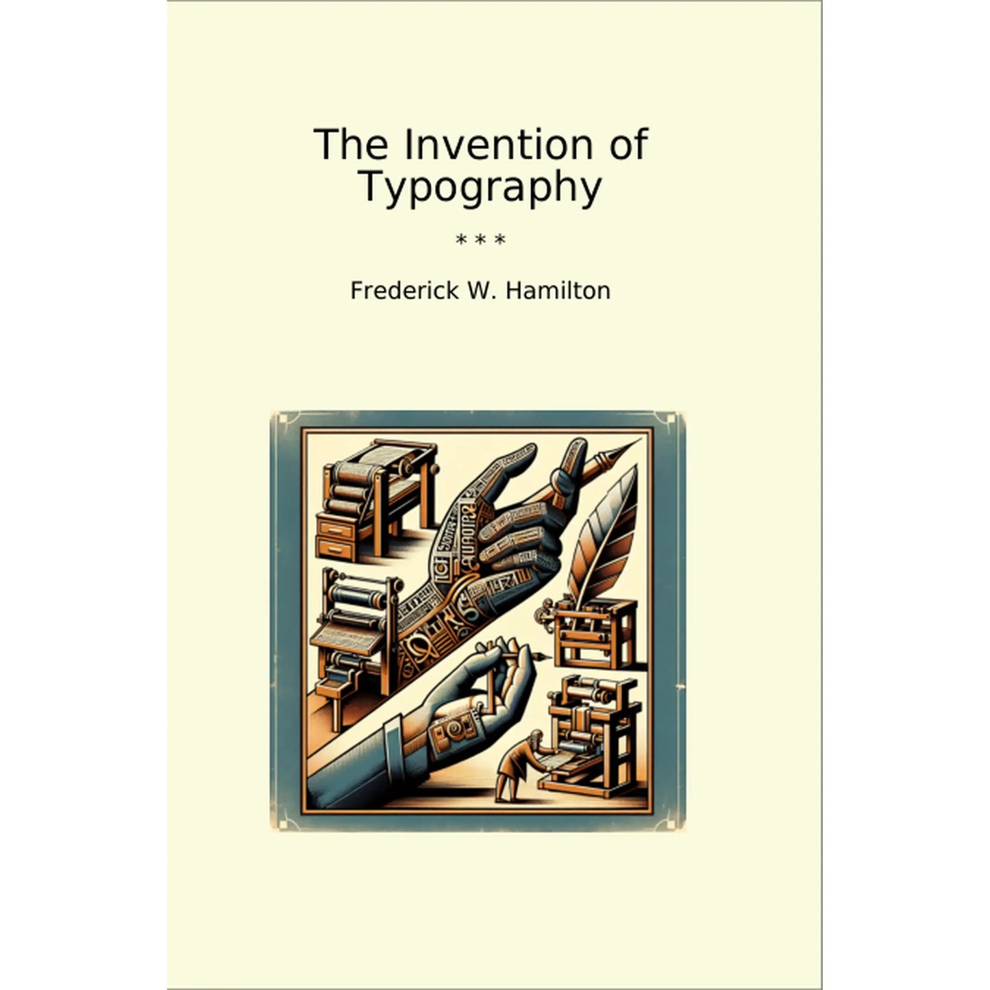 Book cover The Invention of Typography