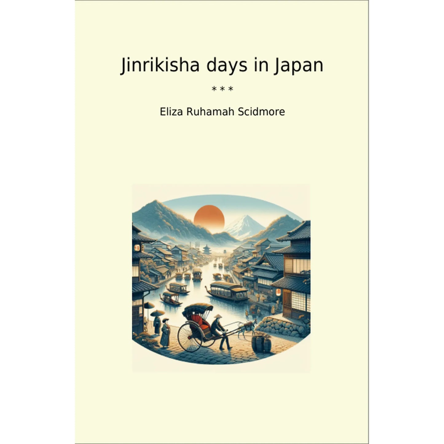 Book cover Jinrikisha days in Japan