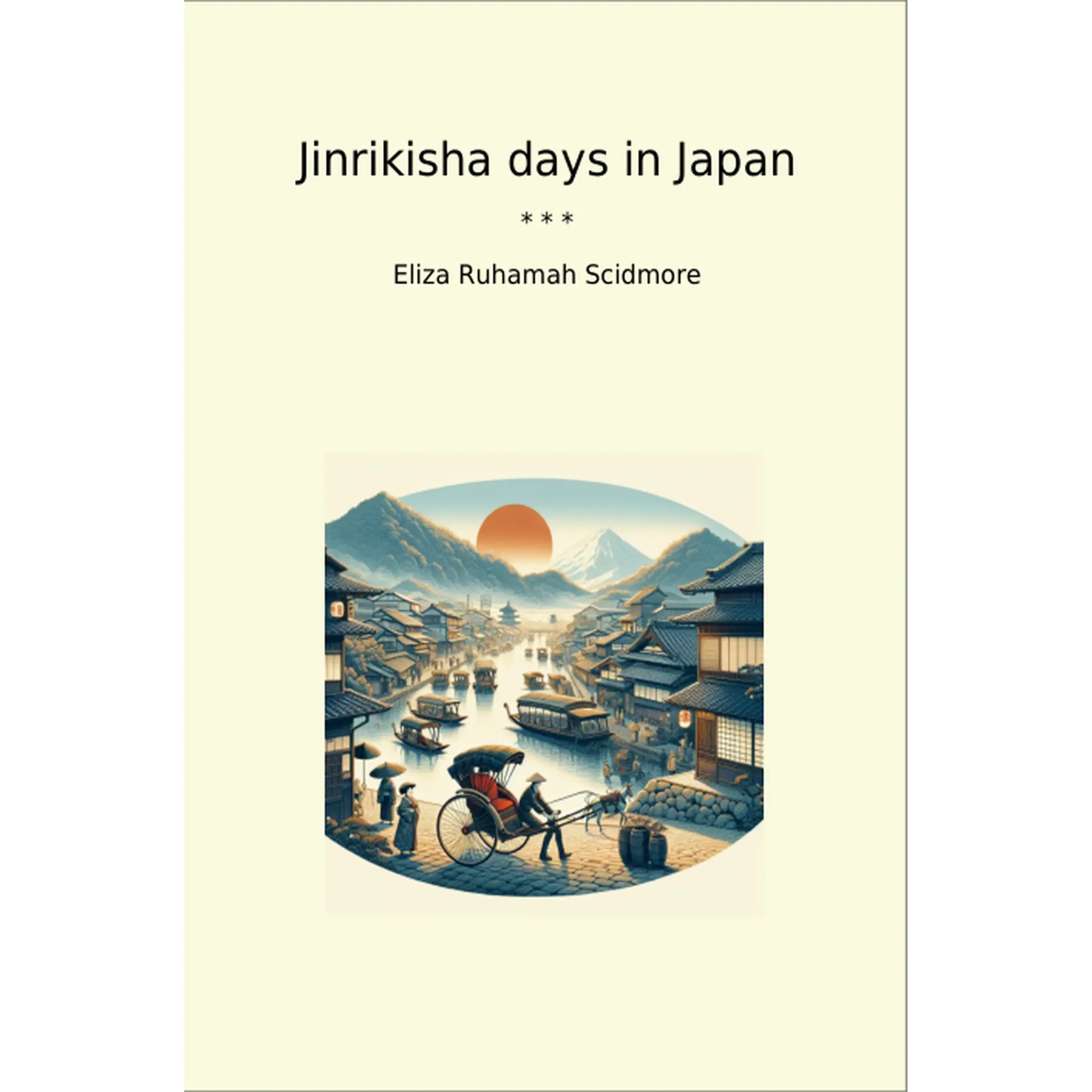 Book cover Jinrikisha days in Japan