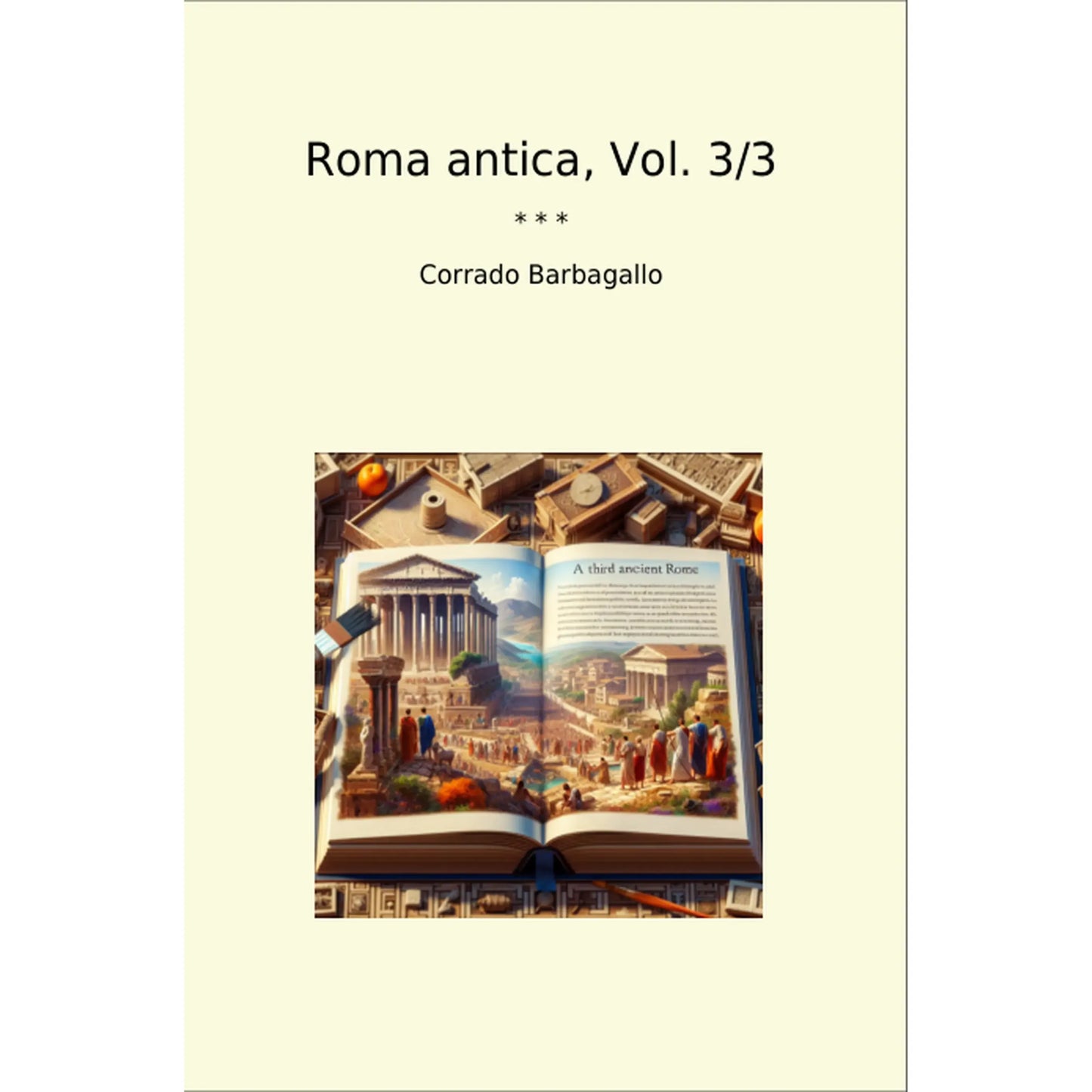 Book cover Roma antica, Vol. 3/3
