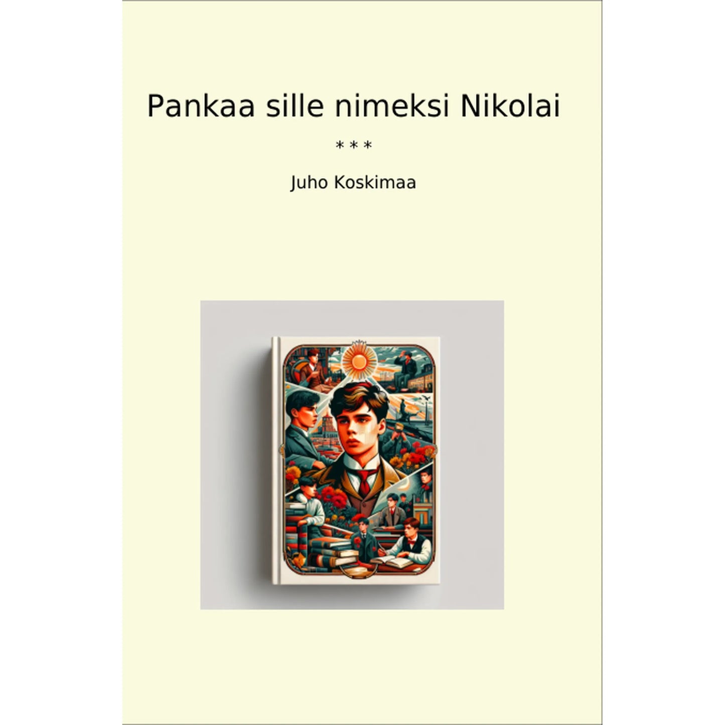 Book cover Pankaa sille nimeksi Nikolai
