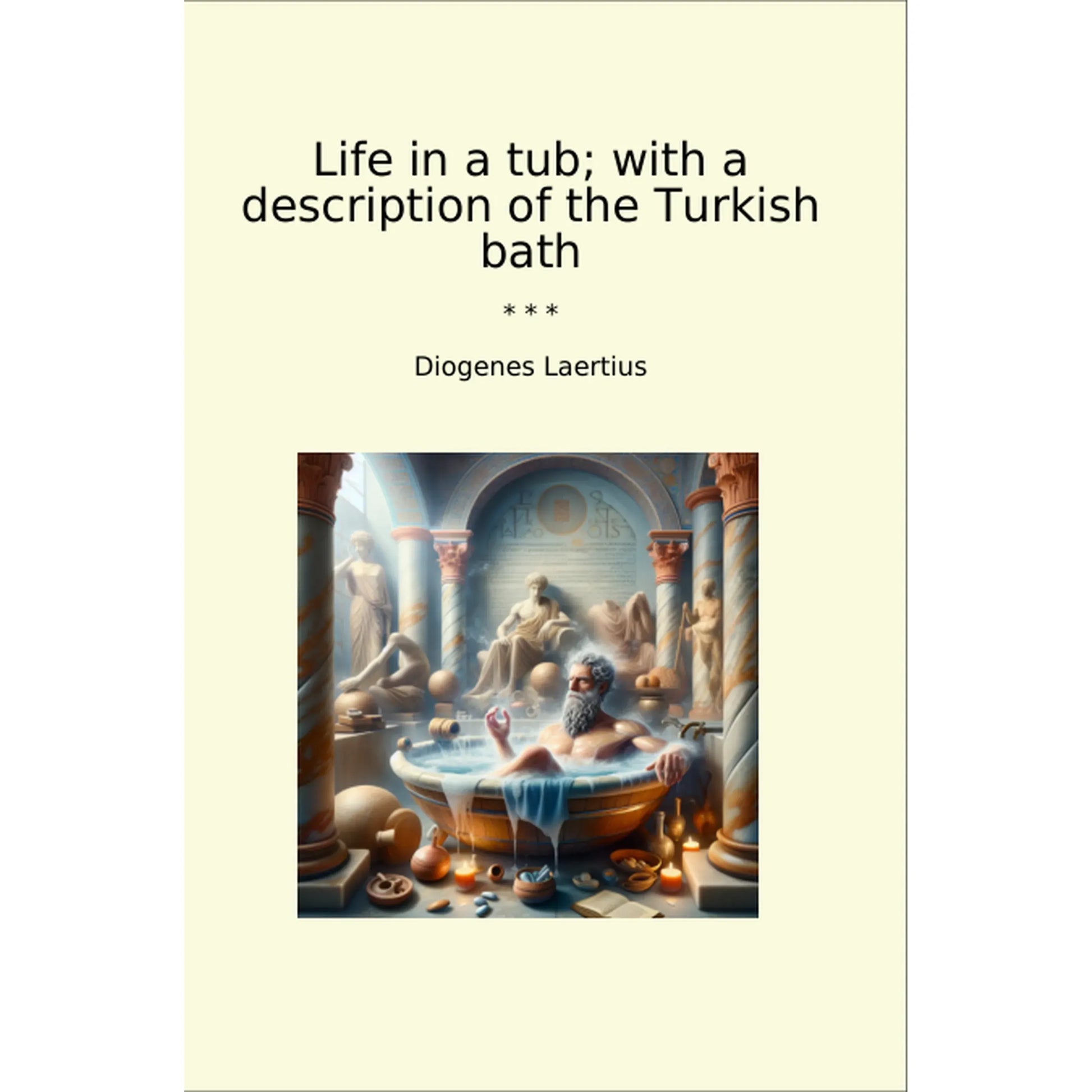 Book cover Life in a tub; with a description of the Turkish bath