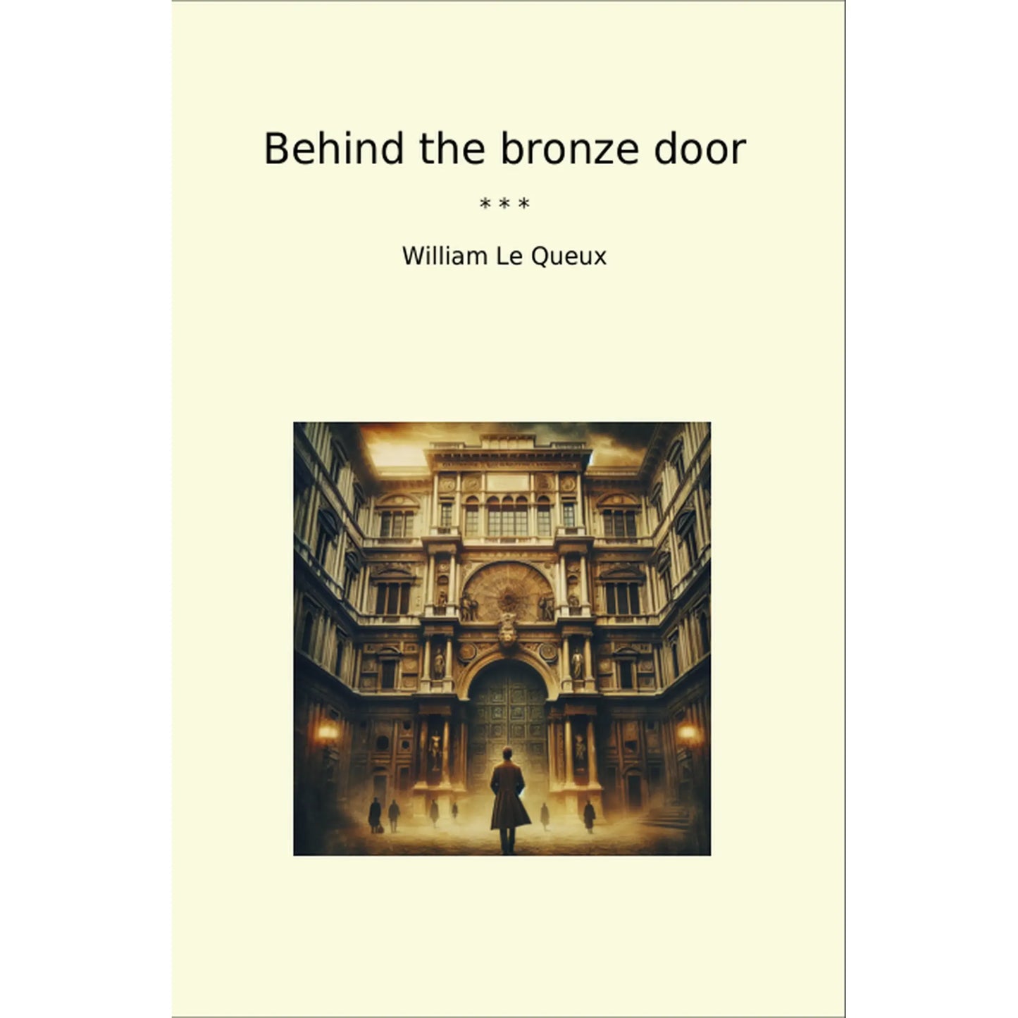 Book cover Behind the bronze door