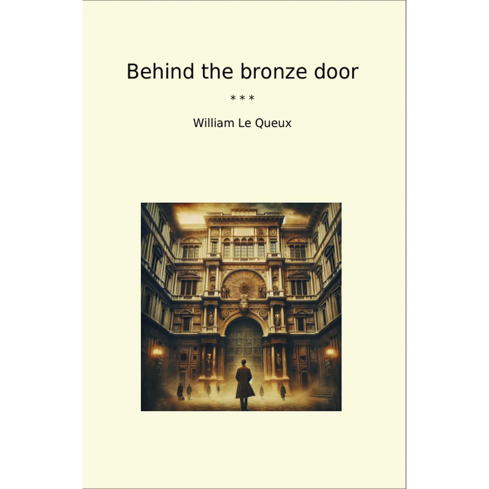 Book cover Behind the bronze door