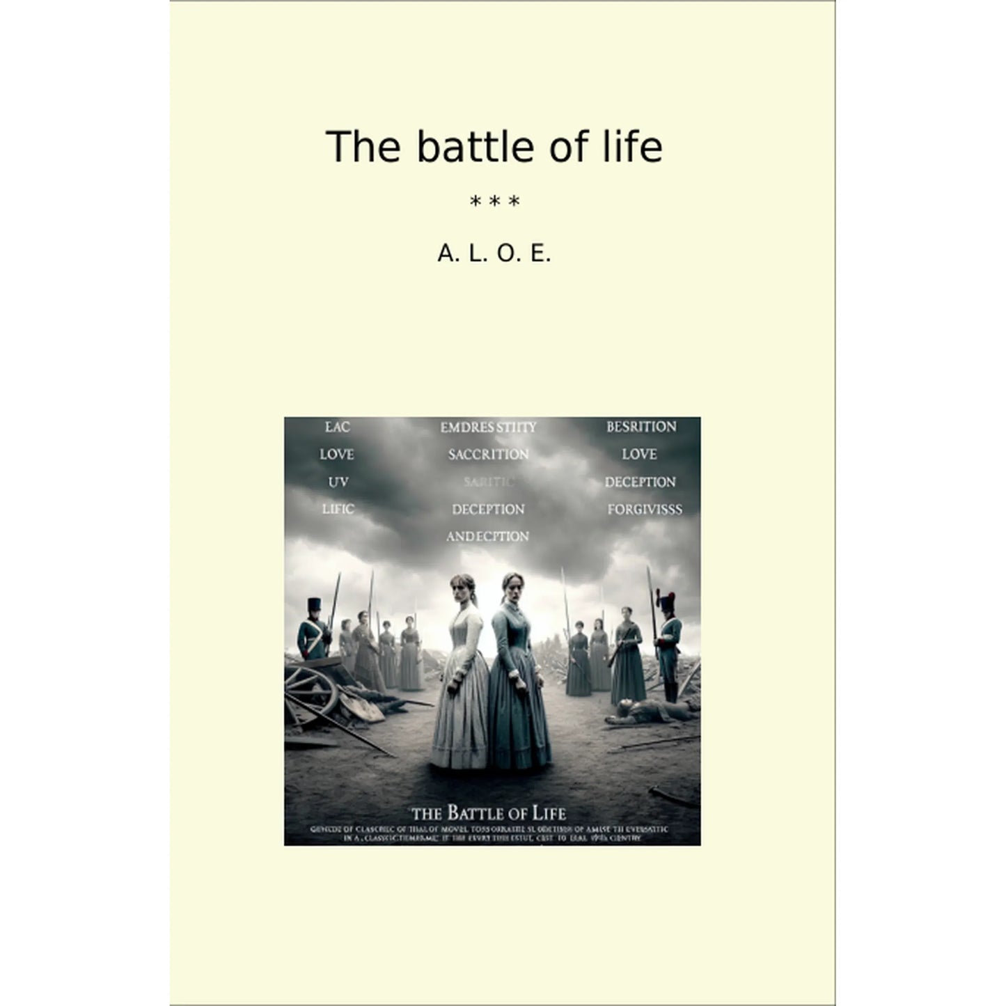 Book cover The battle of life