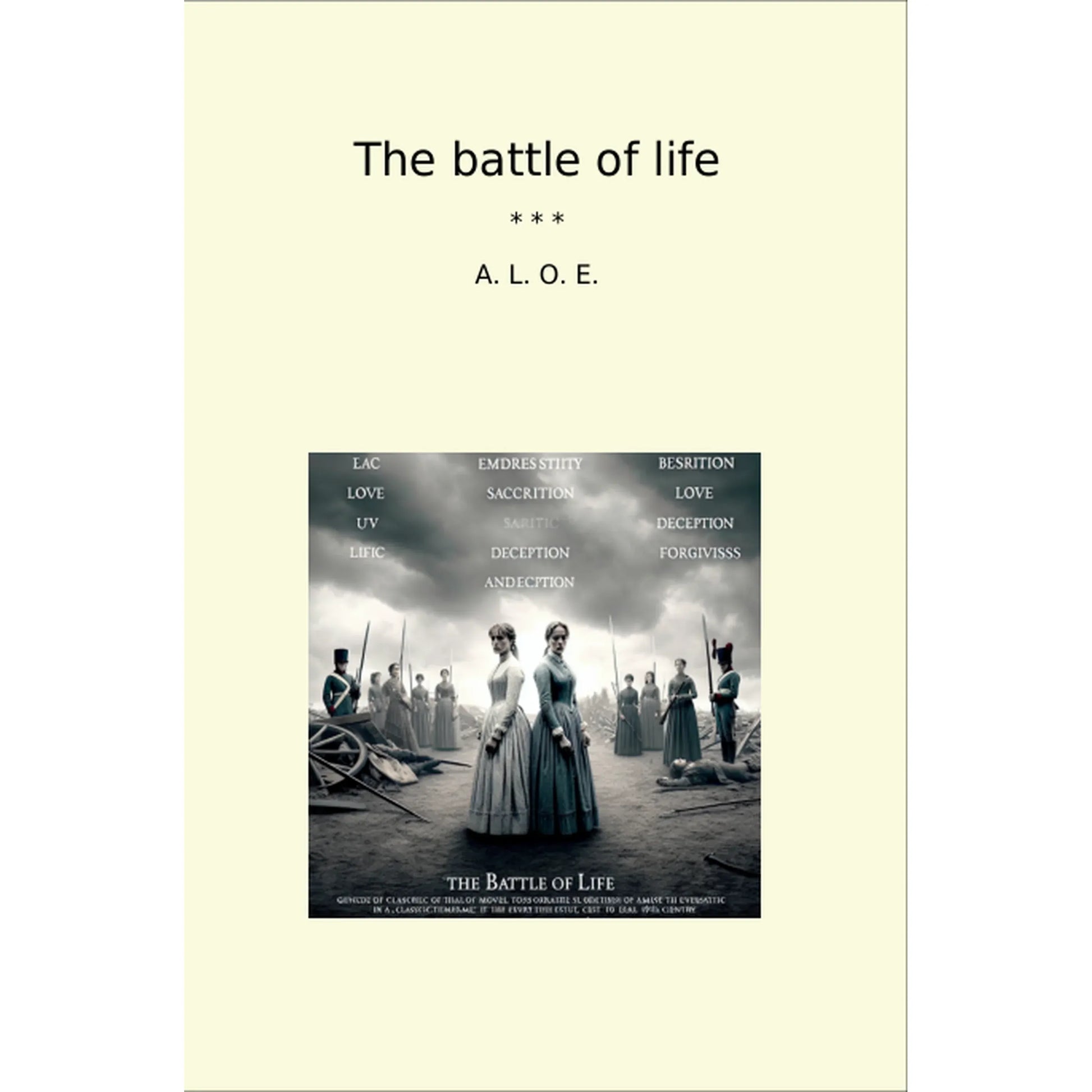 Book cover The battle of life