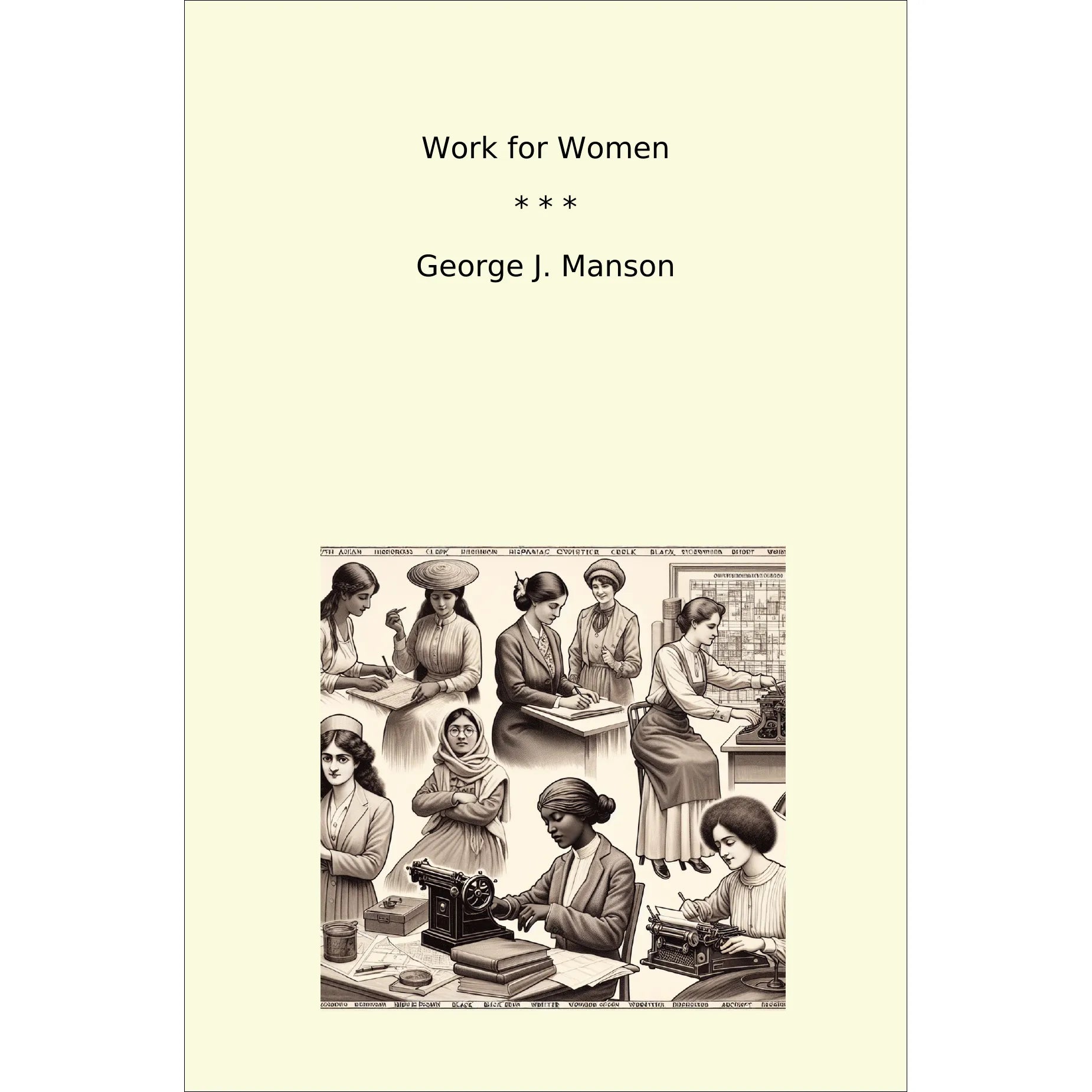Book cover Work for Women
