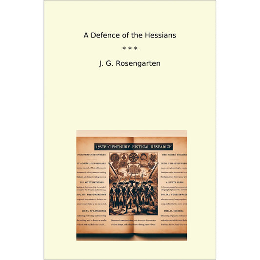 Book cover A Defence of the Hessians