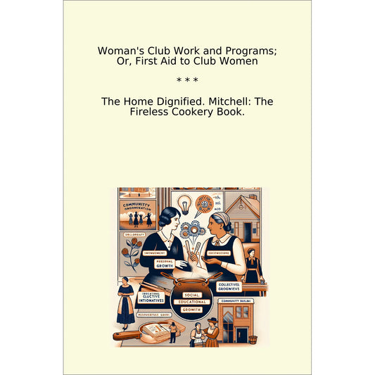 Book cover Woman's Club Work and Programs; Or, First Aid to Club Women